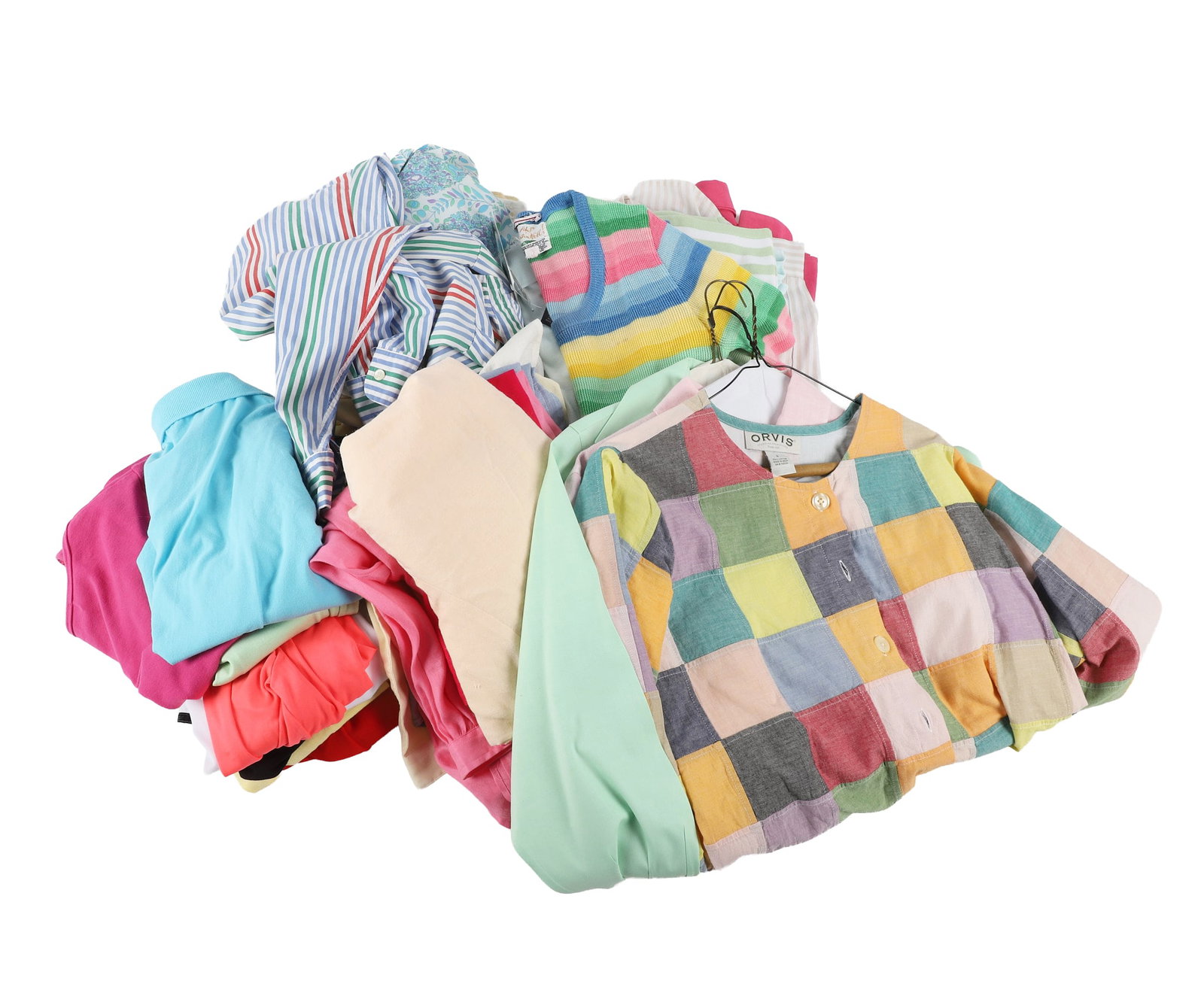 (30) Pieces Of Women's Clothing To Include Ralph Lauren: (30) Pieces Of Women's Clothing To Include Ralph Lauren Women?s Clothing group to include Ralph Lauren, Jones New York, Orvis, Eddie Bauer, Ann Taylor Loft, Foxcroft, Adrianna Papell, Masano New York,