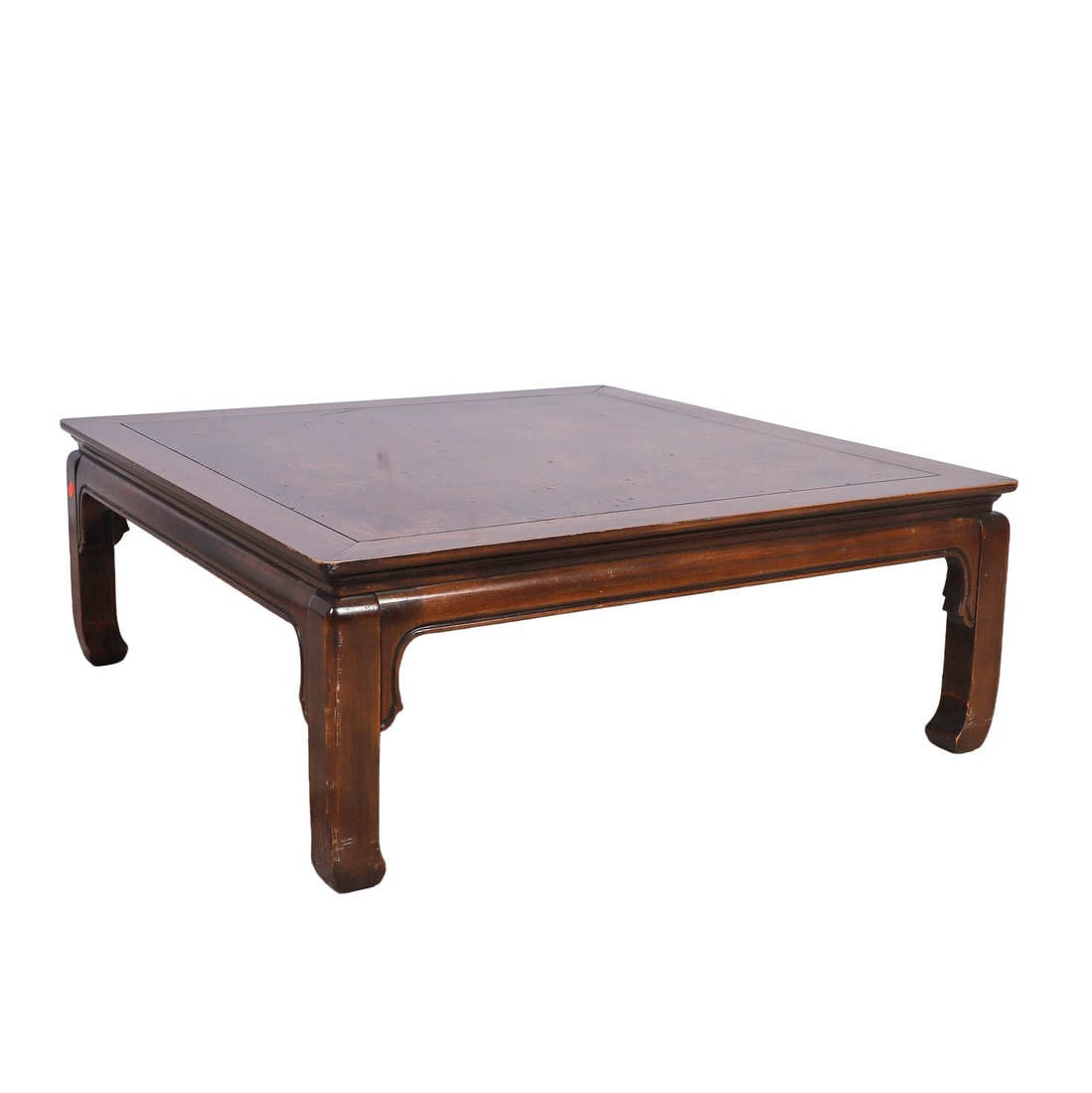 Vintage Labeled Brandt Asian Motif Low Table: Vintage Labeled Brandt Asian Motif Low Table 15" H x 39.75" square.