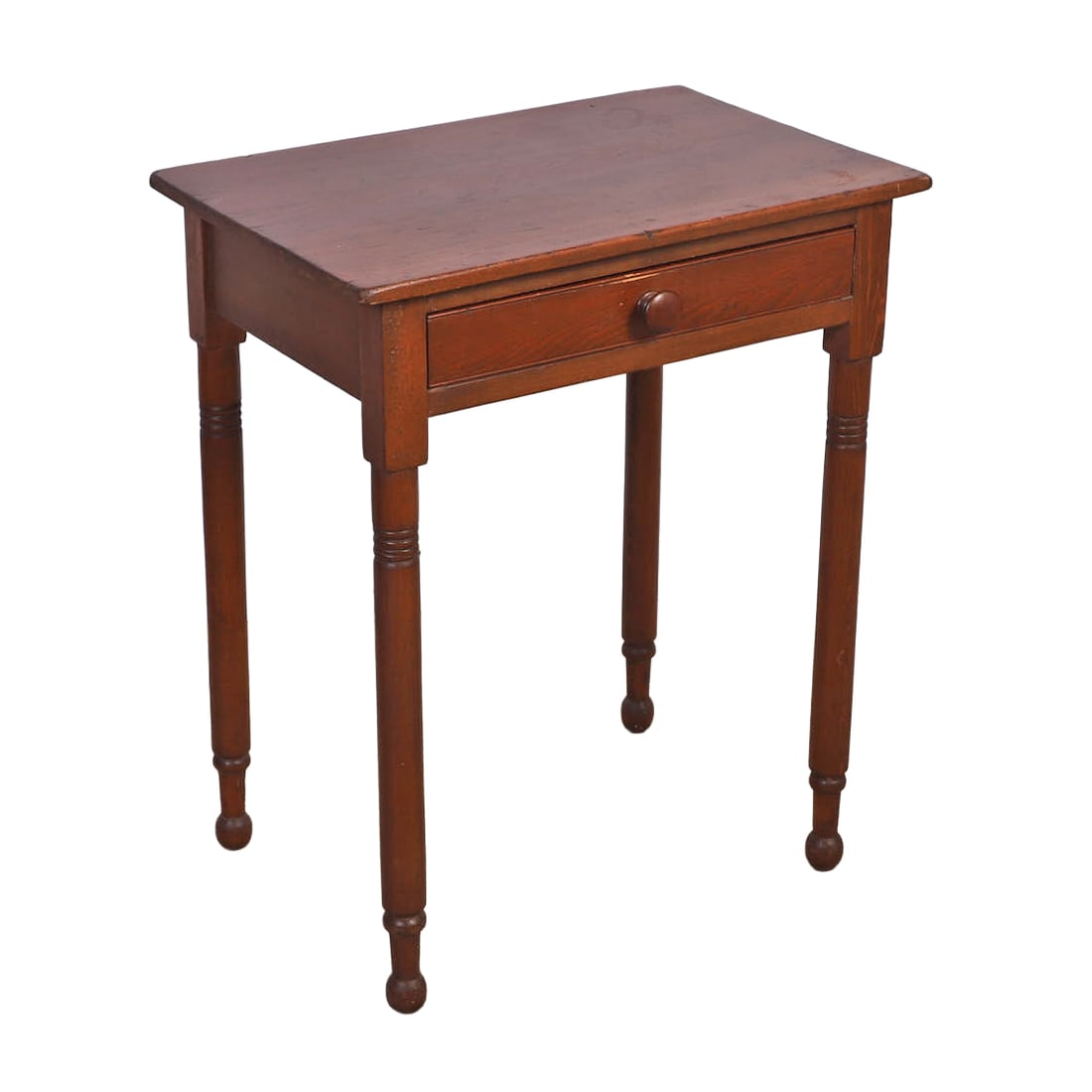 Sheraton Style Cherry Side Table (1 of 9)
