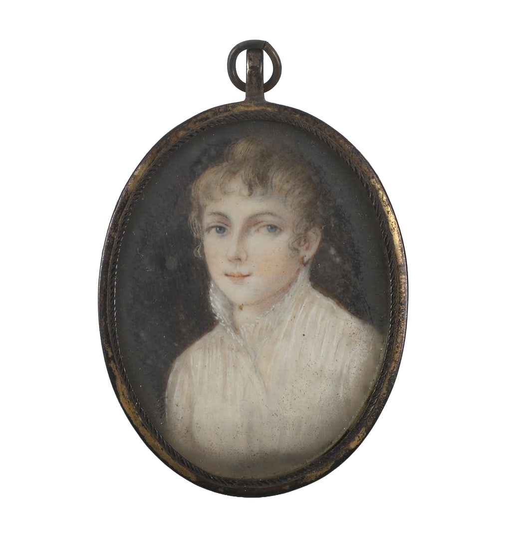 Endearing Antique Miniature Portrait (1 of 6)