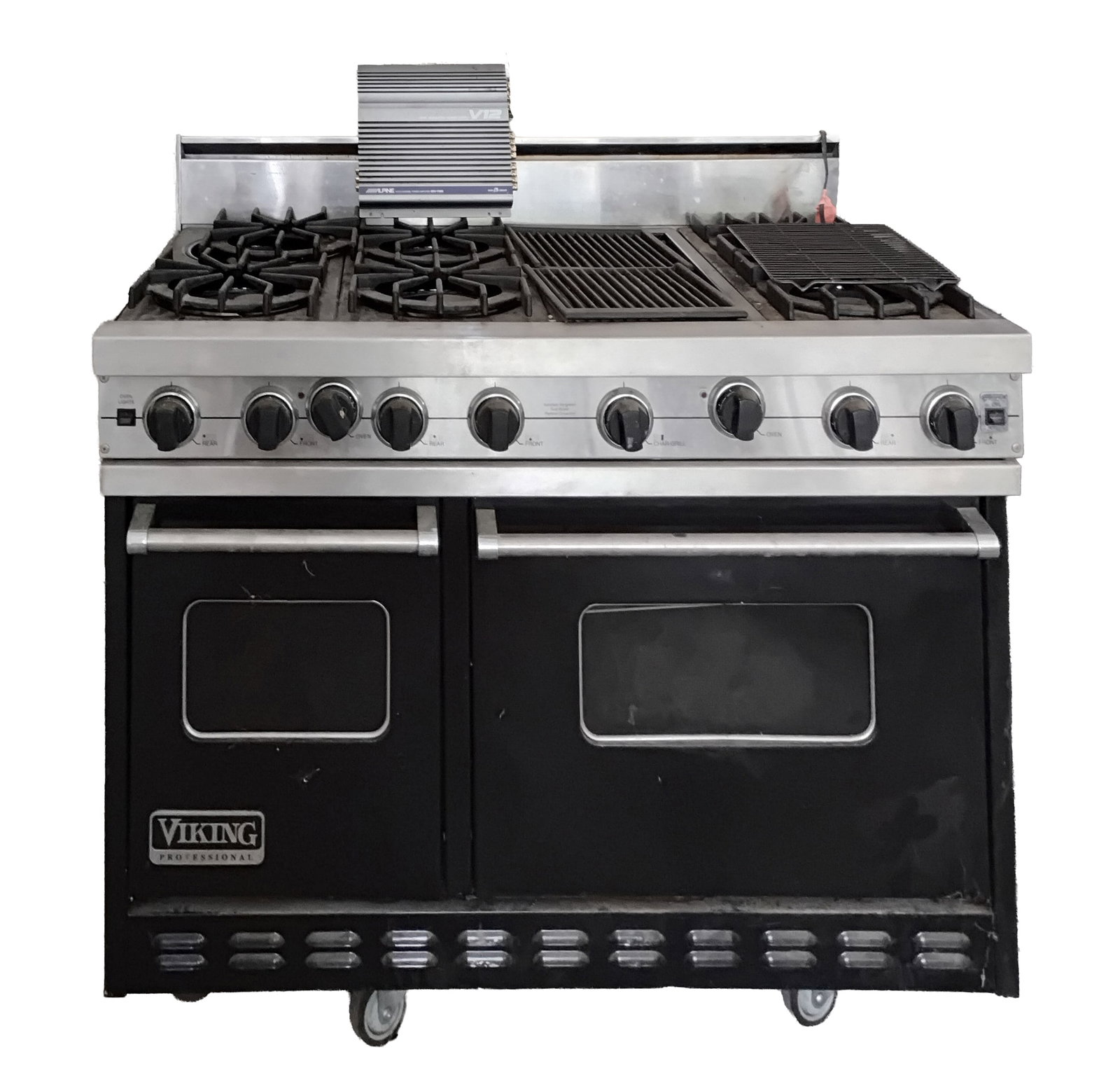 Viking Professional Double Oven Gas Range with Char-Grill (1 of 9)