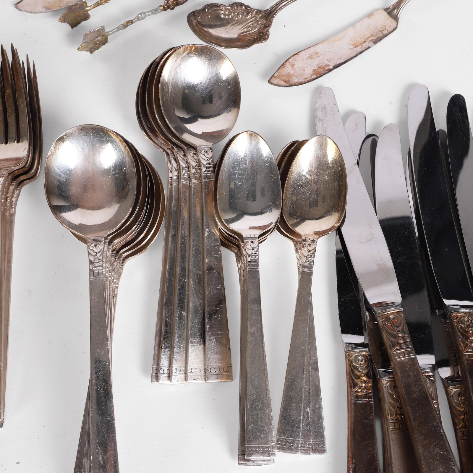Extensive Silver Plate Flatware Assemblage - 7