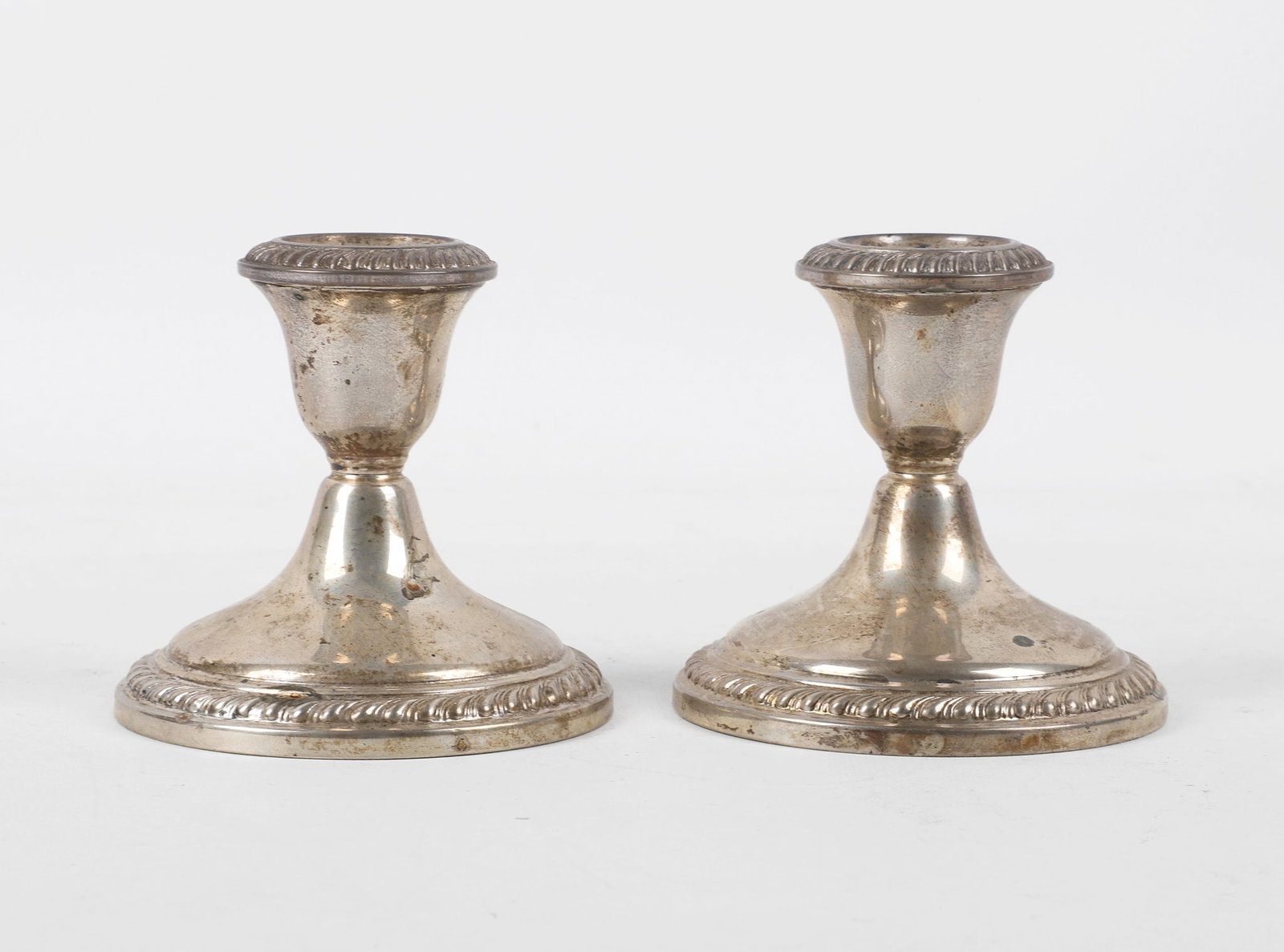 (7) Sterling Weighted Candlesticks - 2