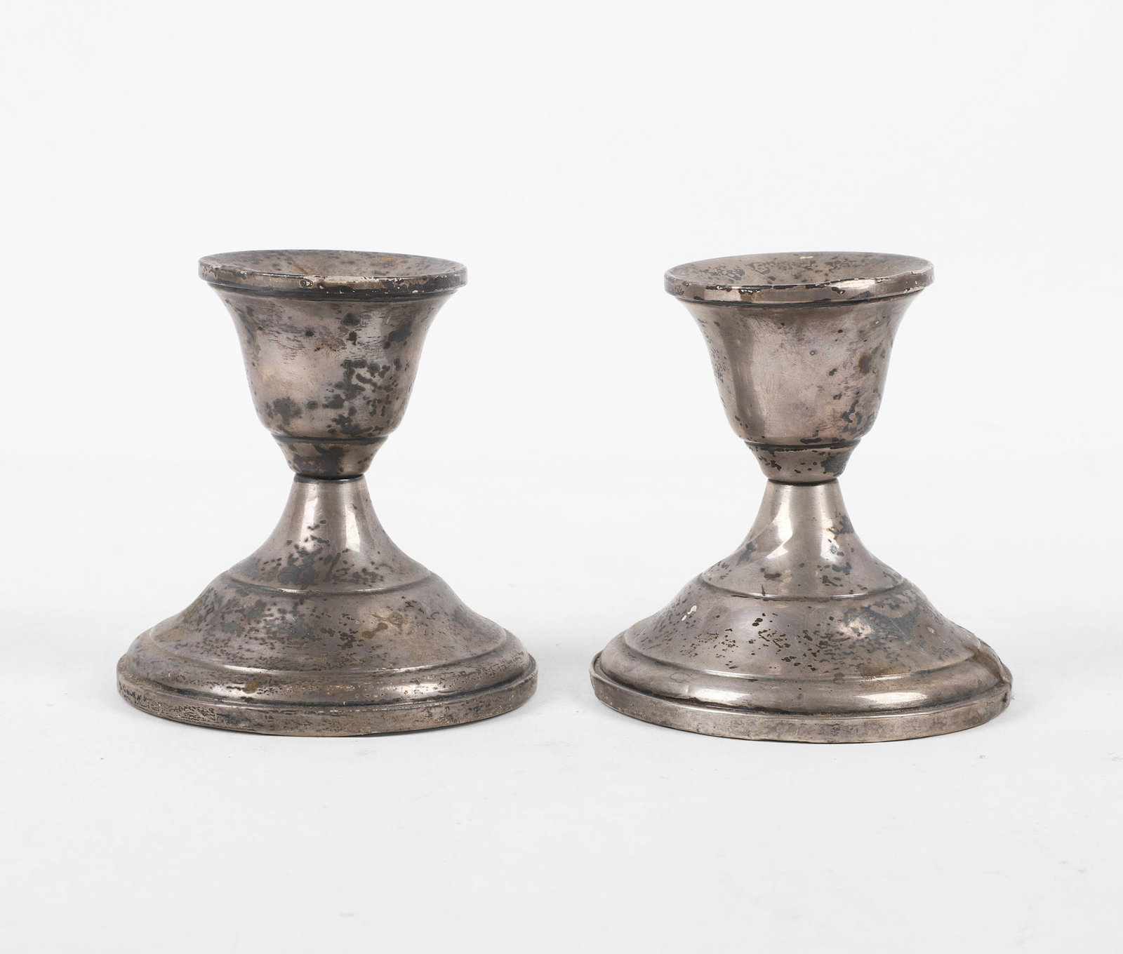 (7) Sterling Weighted Candlesticks - 5