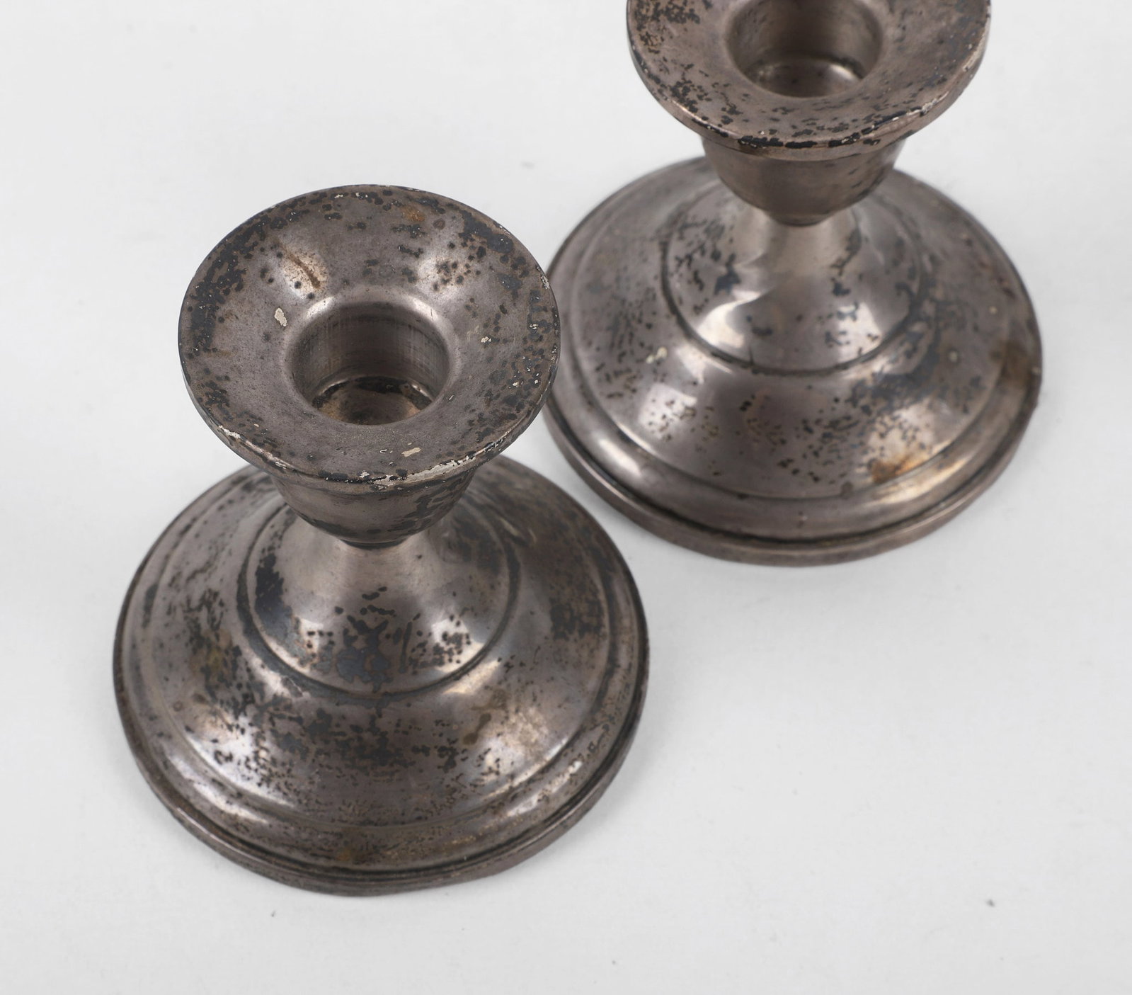 (7) Sterling Weighted Candlesticks - 6