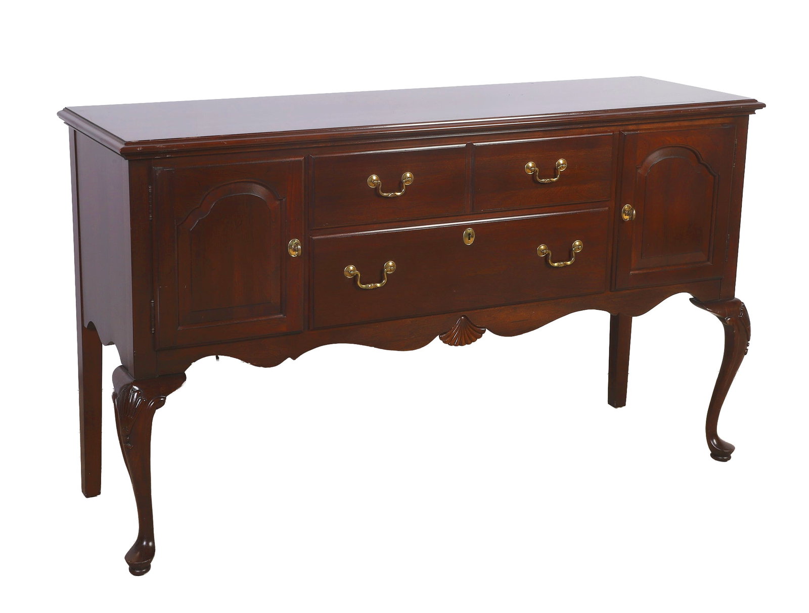 Ethan Allen Queen Anne Style Sideboard (1 of 10)