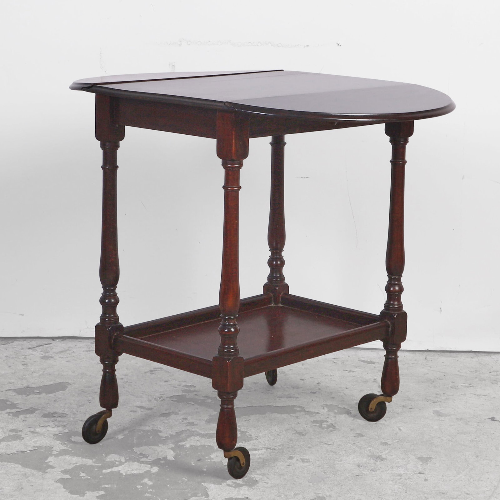 Edwardian Drop Leaf Table Cart - 2