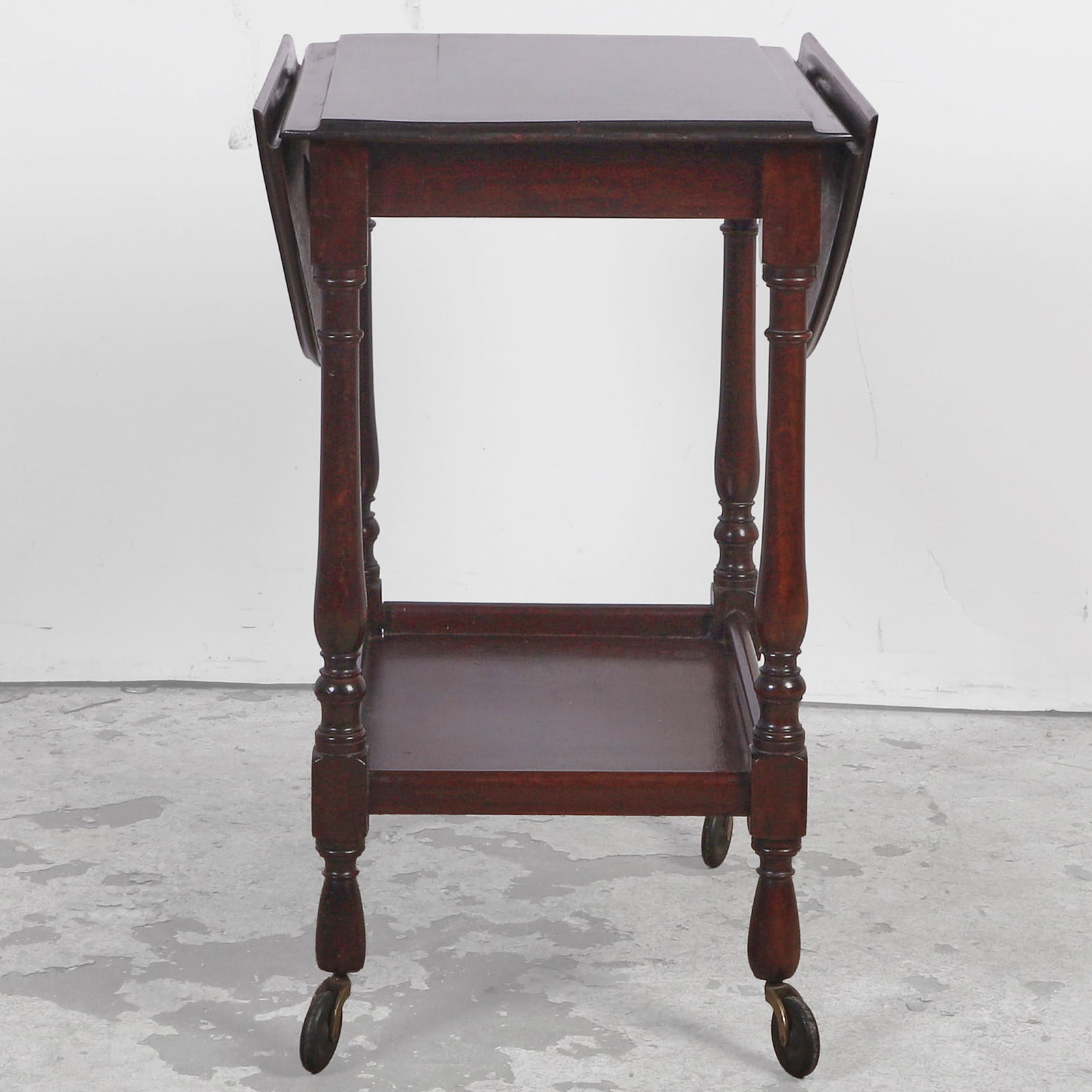 Edwardian Drop Leaf Table Cart - 4