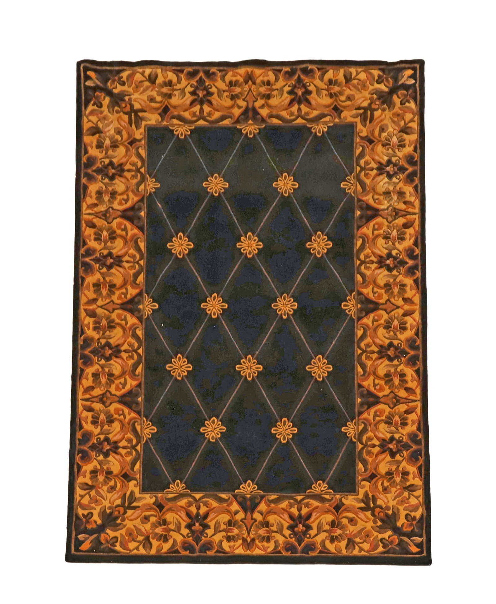 Chinese Sculpted Rug, 5'3" x 8': Chinese Sculpted Rug, 5'3" x 8' Chinese Sculpted Rug, 5'3" x 8'