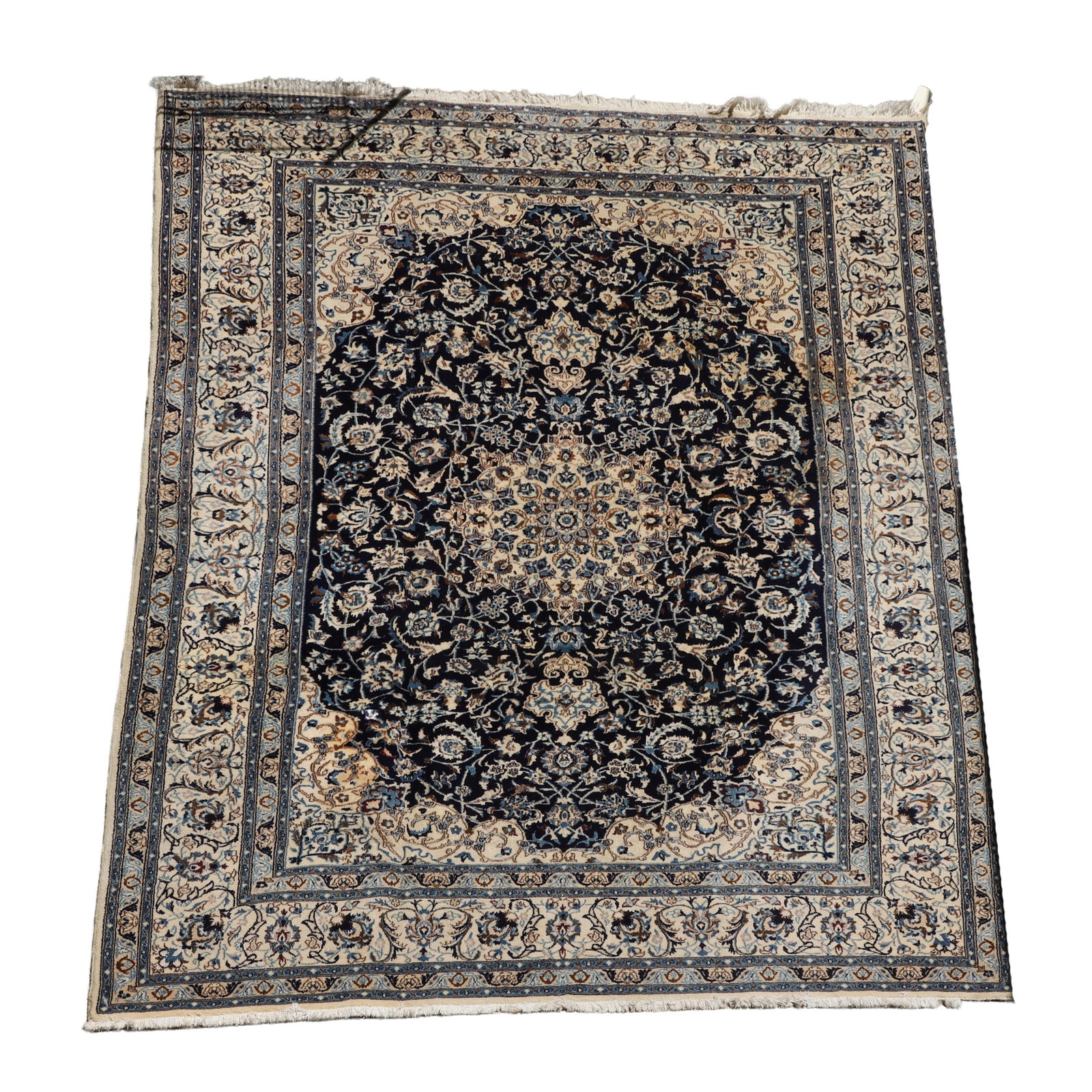 Persian Nain Style Rug 9'7" x 13'2" (1 of 10)