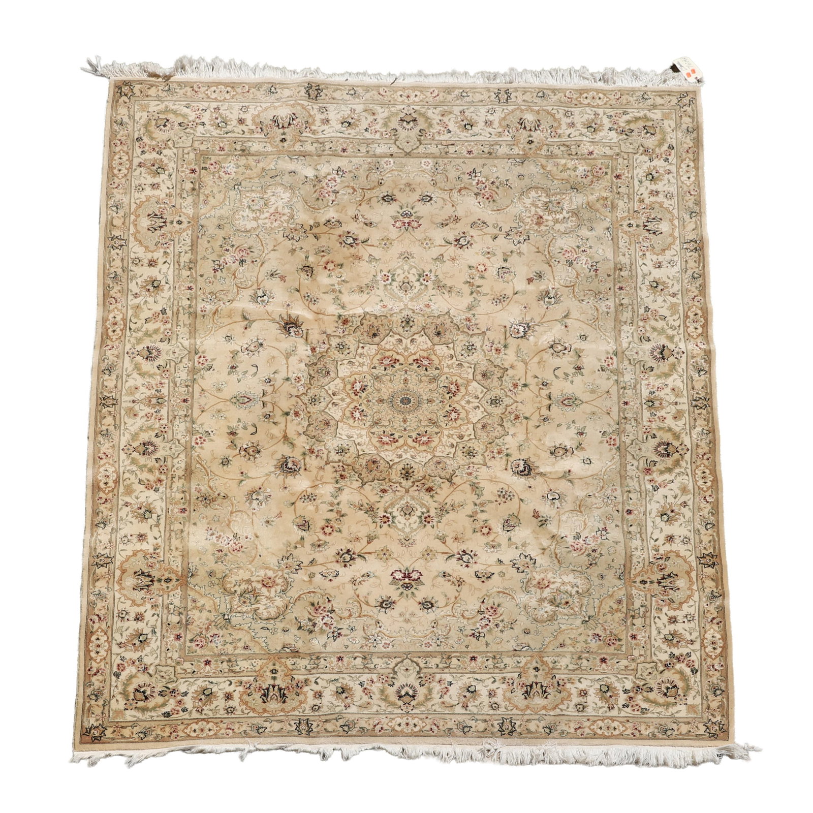Vintage Kashan Style Rug, 7'10" x 9'10" (1 of 11)