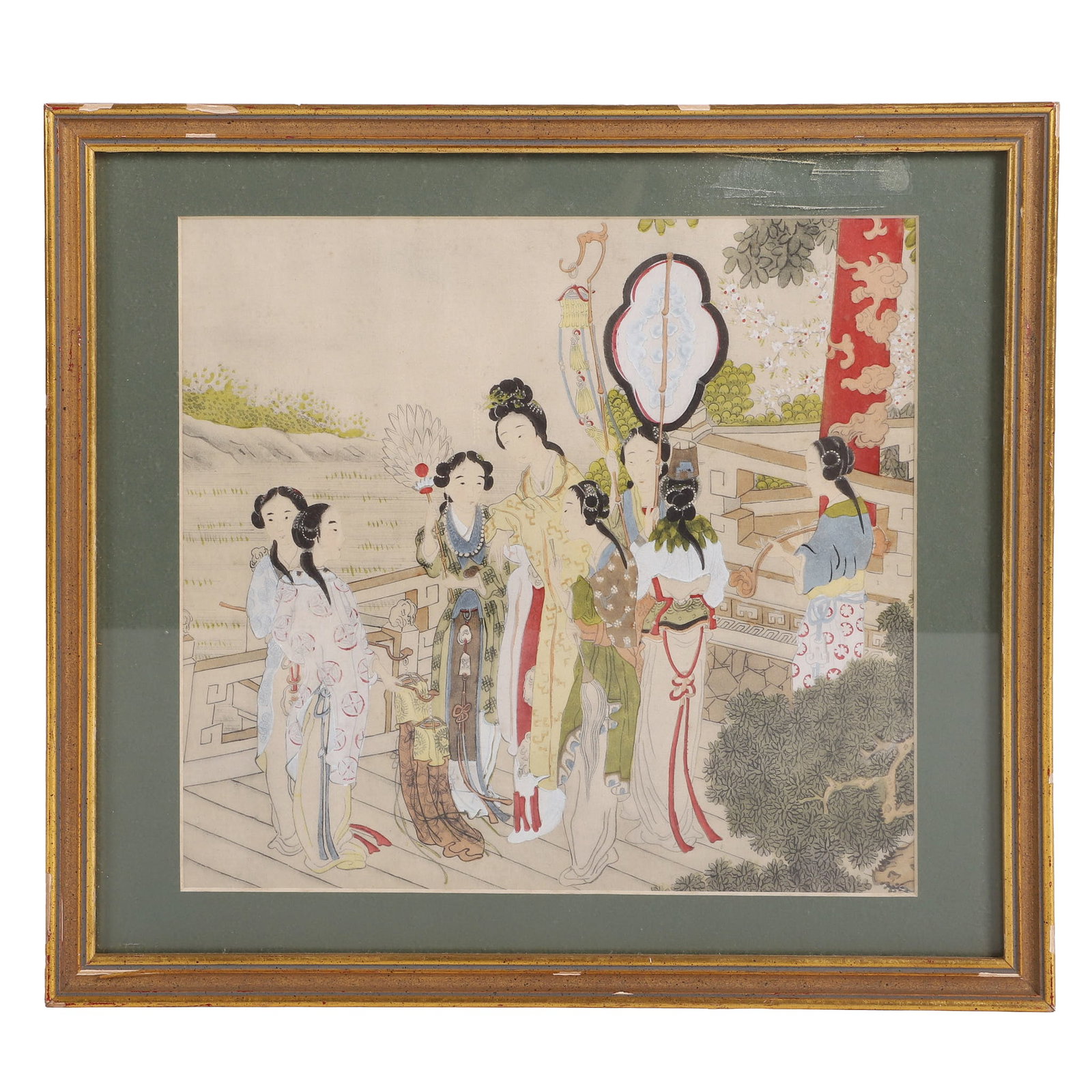 Antique Chinese Watercolor (1 of 5)