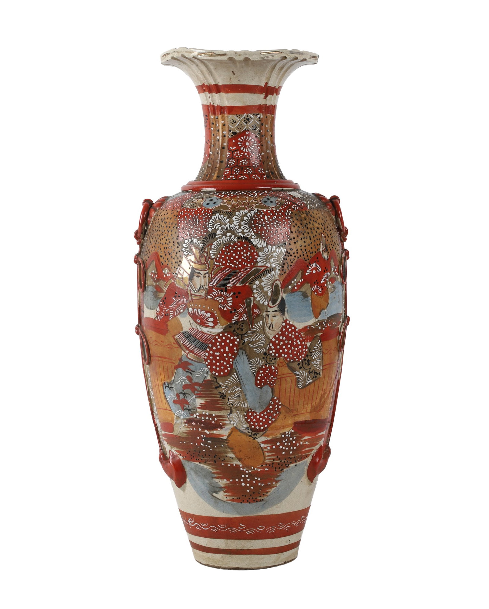 Japanese Satsuma Floor Vase (1 of 5)
