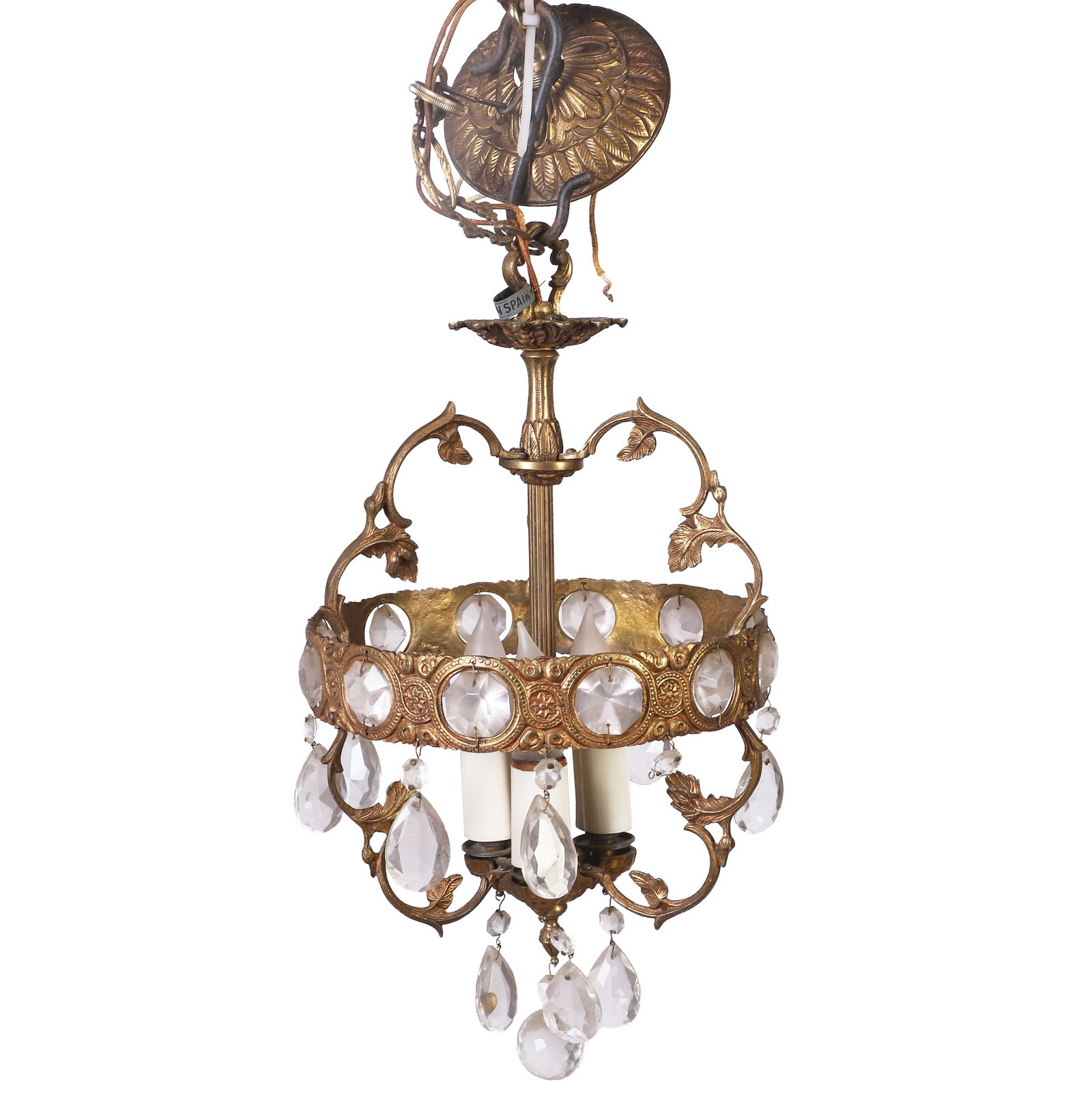 Spanish Crystal Pendant Lamp (1 of 6)
