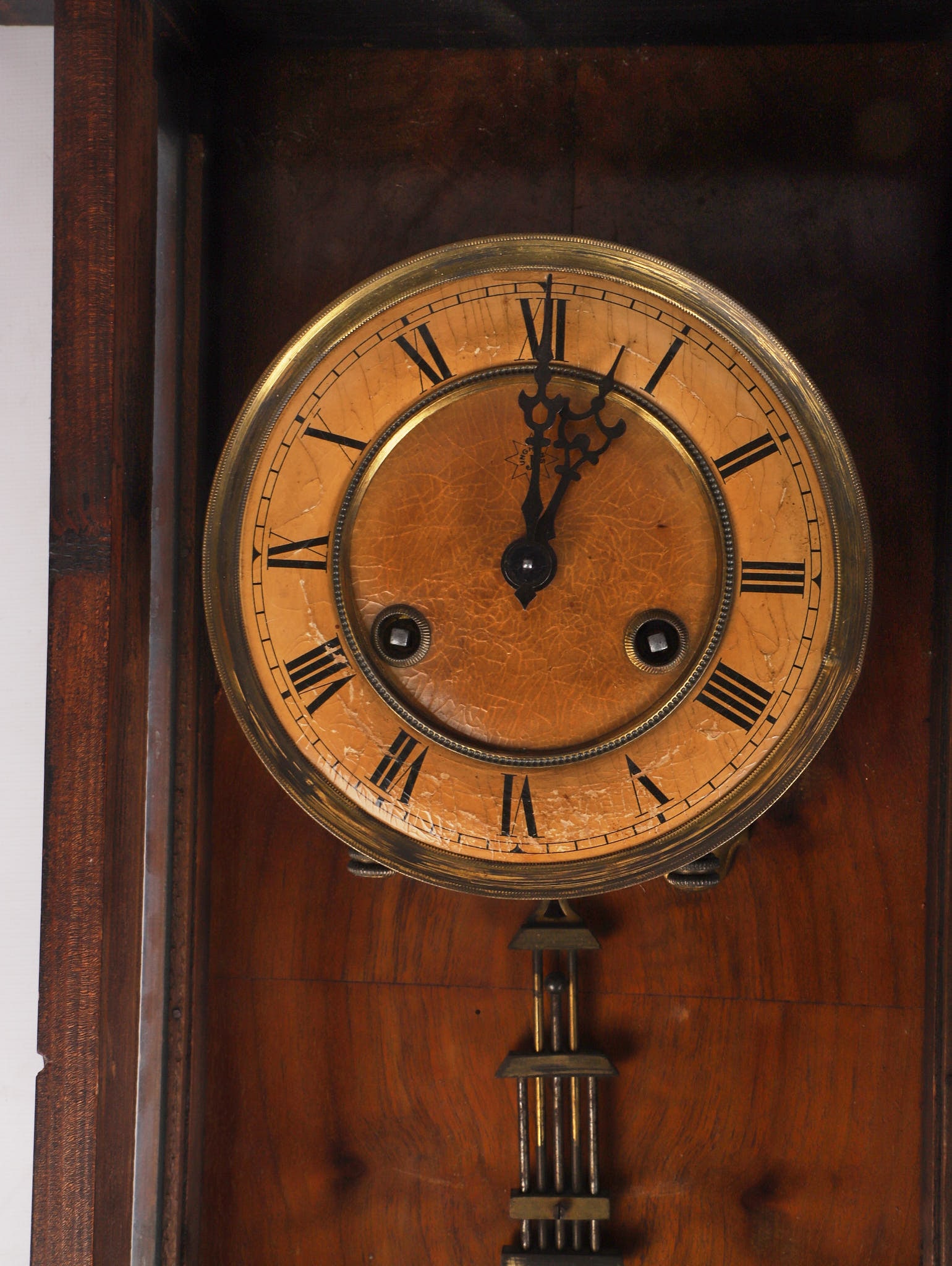 Junghans German Wall Clock. - 3