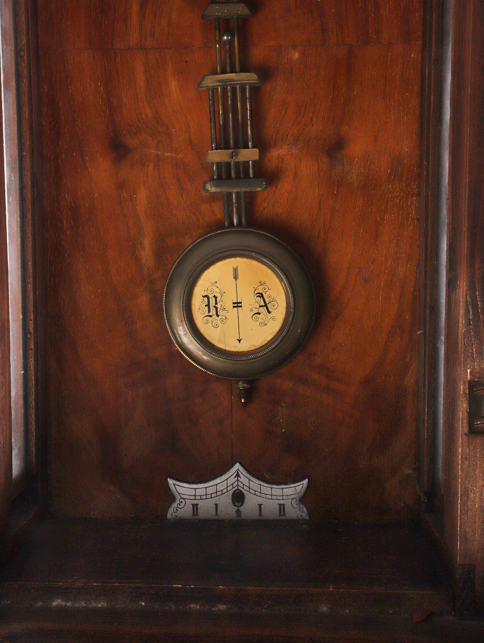 Junghans German Wall Clock. - 4