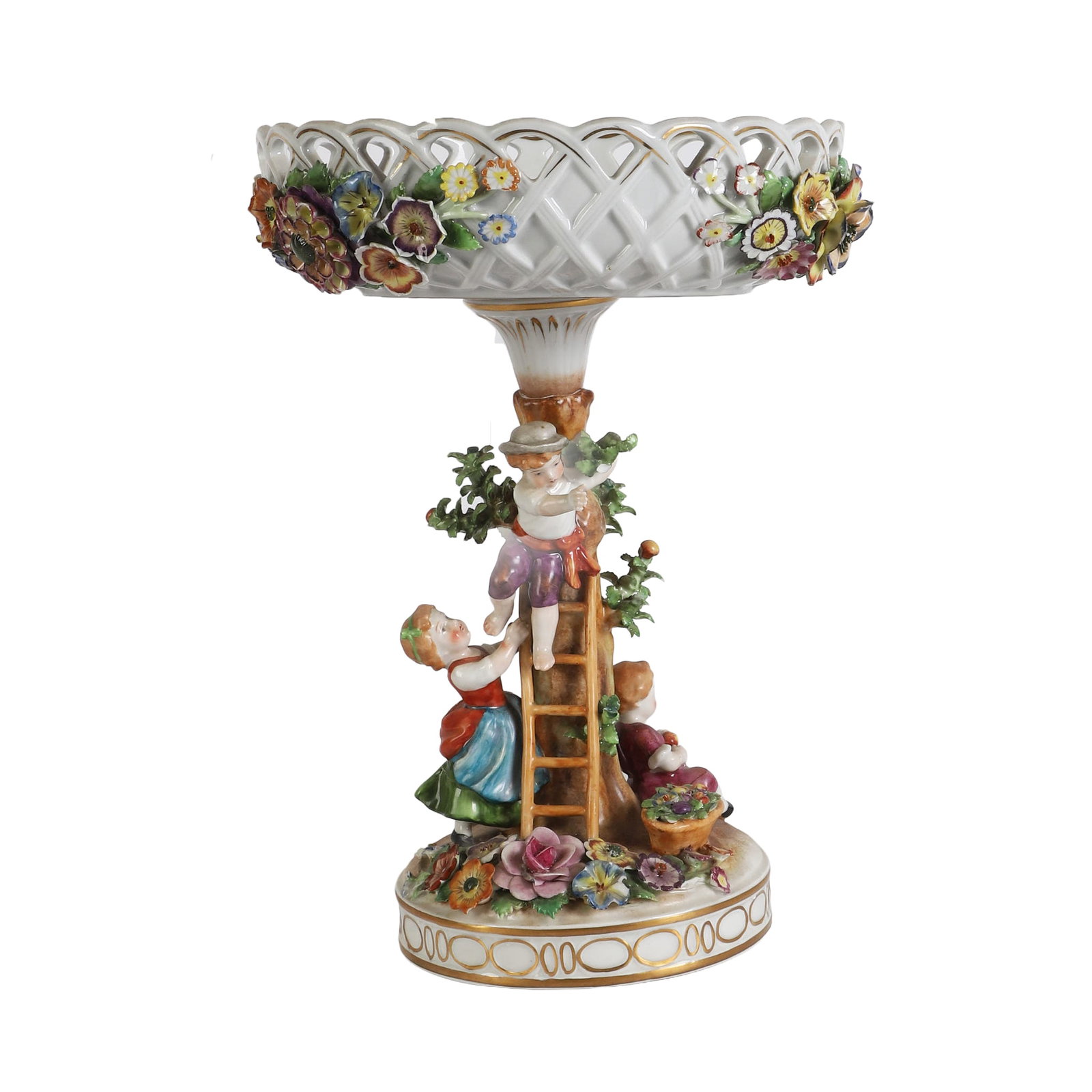 Von Schierholz Porcelain Figural Compote (1 of 11)