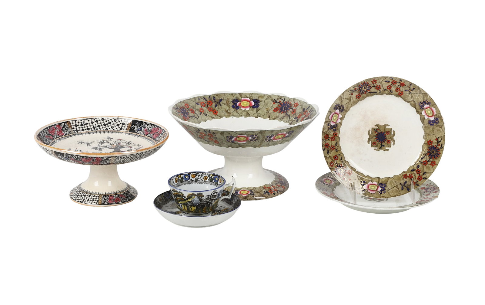 (5) Antique English Porcelain & Transferware (1 of 14)