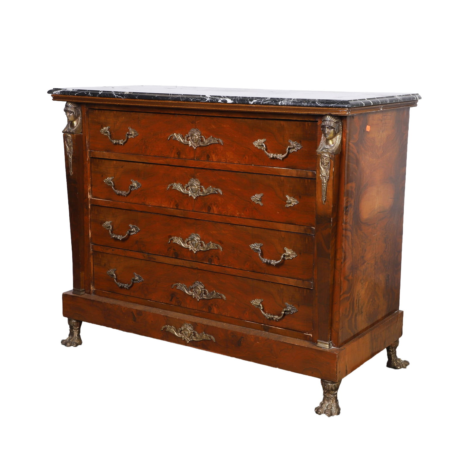 French Empire Style Chest of Drawers, 20th C. (1 of 9)