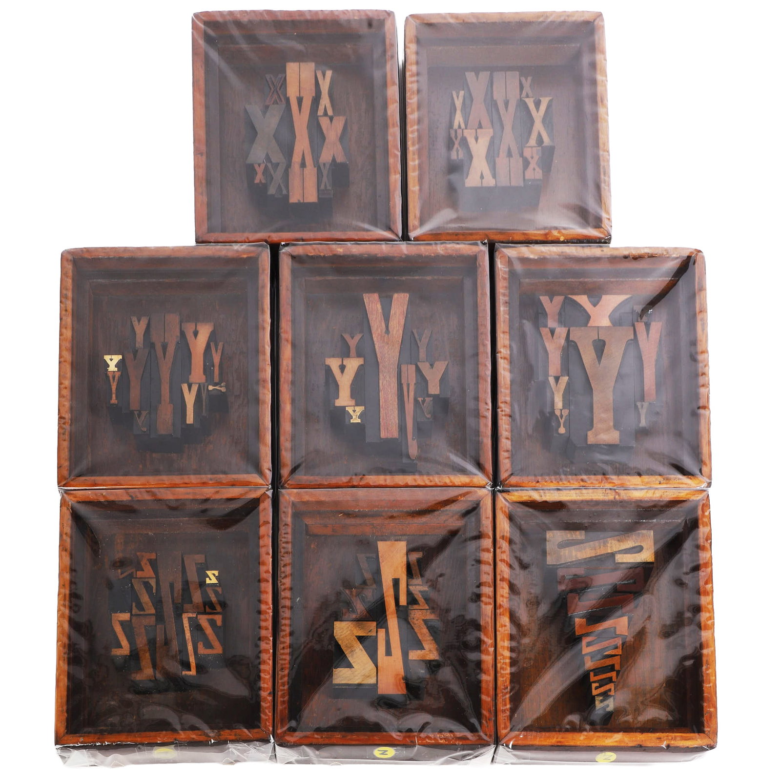 (8) NOS Typography Wall Art, X-Z (1 of 6)