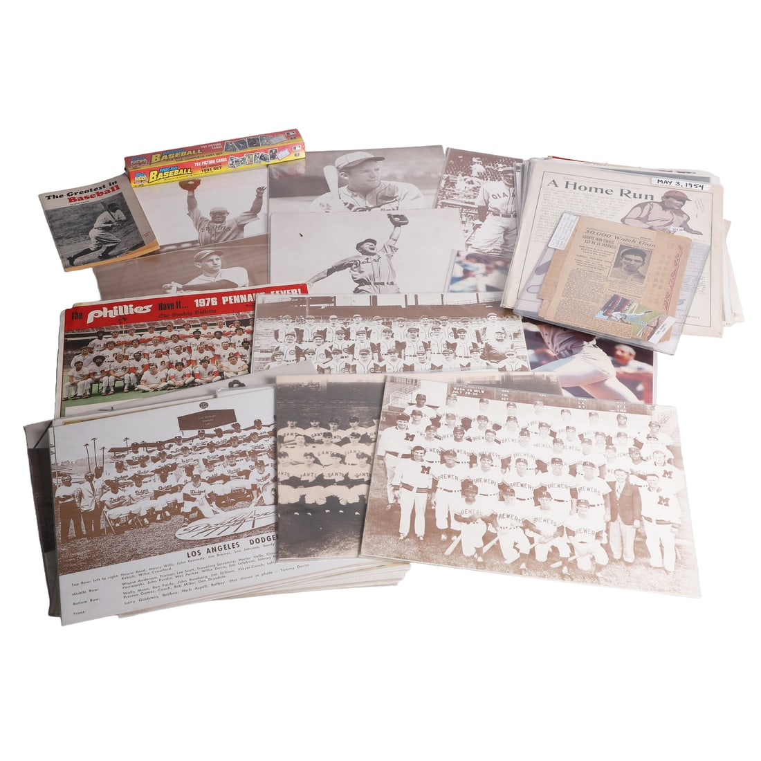 Baseball Ephemera Lot (1 of 9)