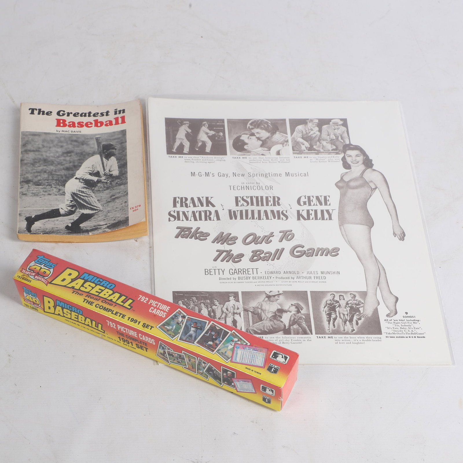 Baseball Ephemera Lot - 8