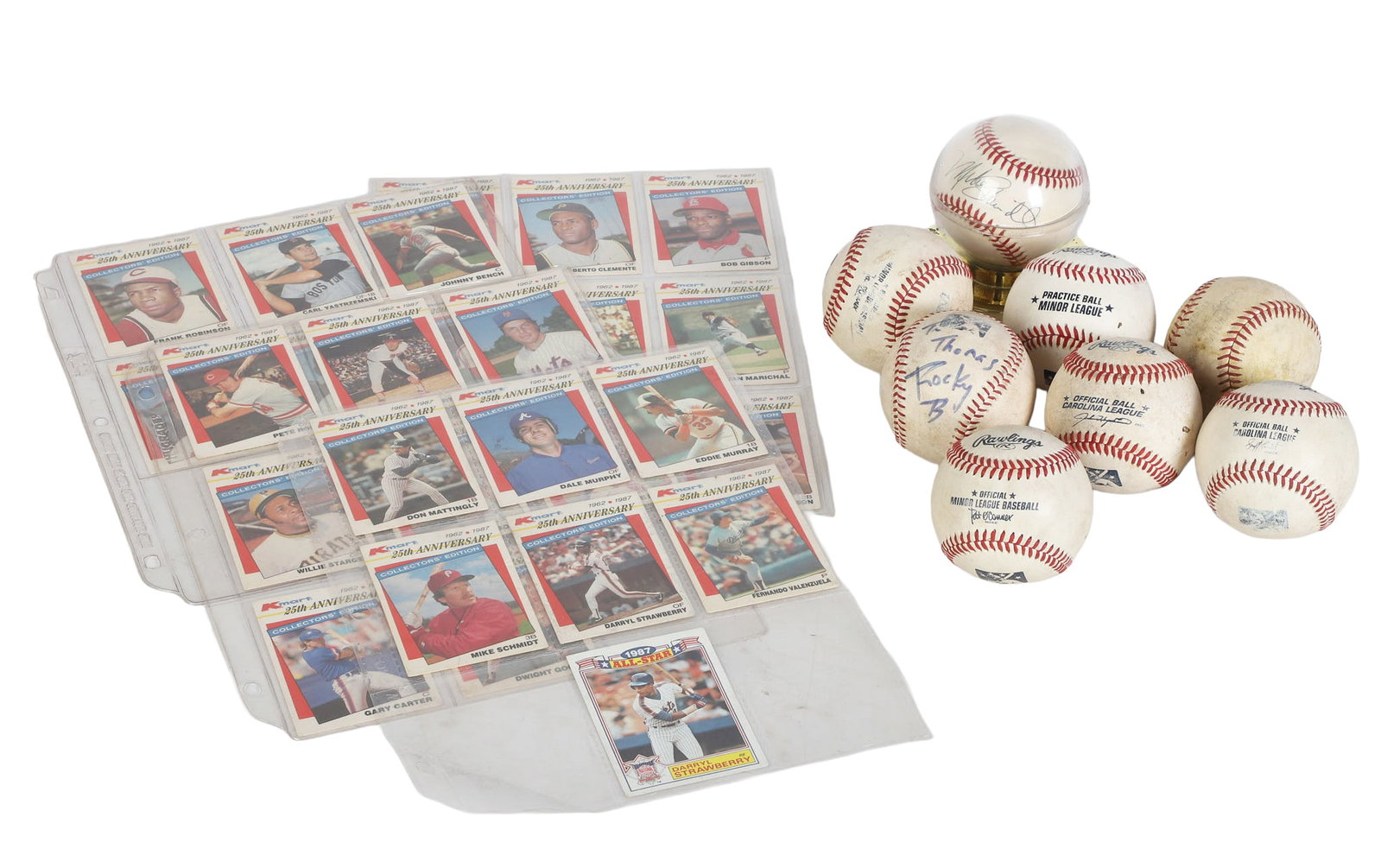 (8) Signed Baseballs W/ Cards (1 of 9)