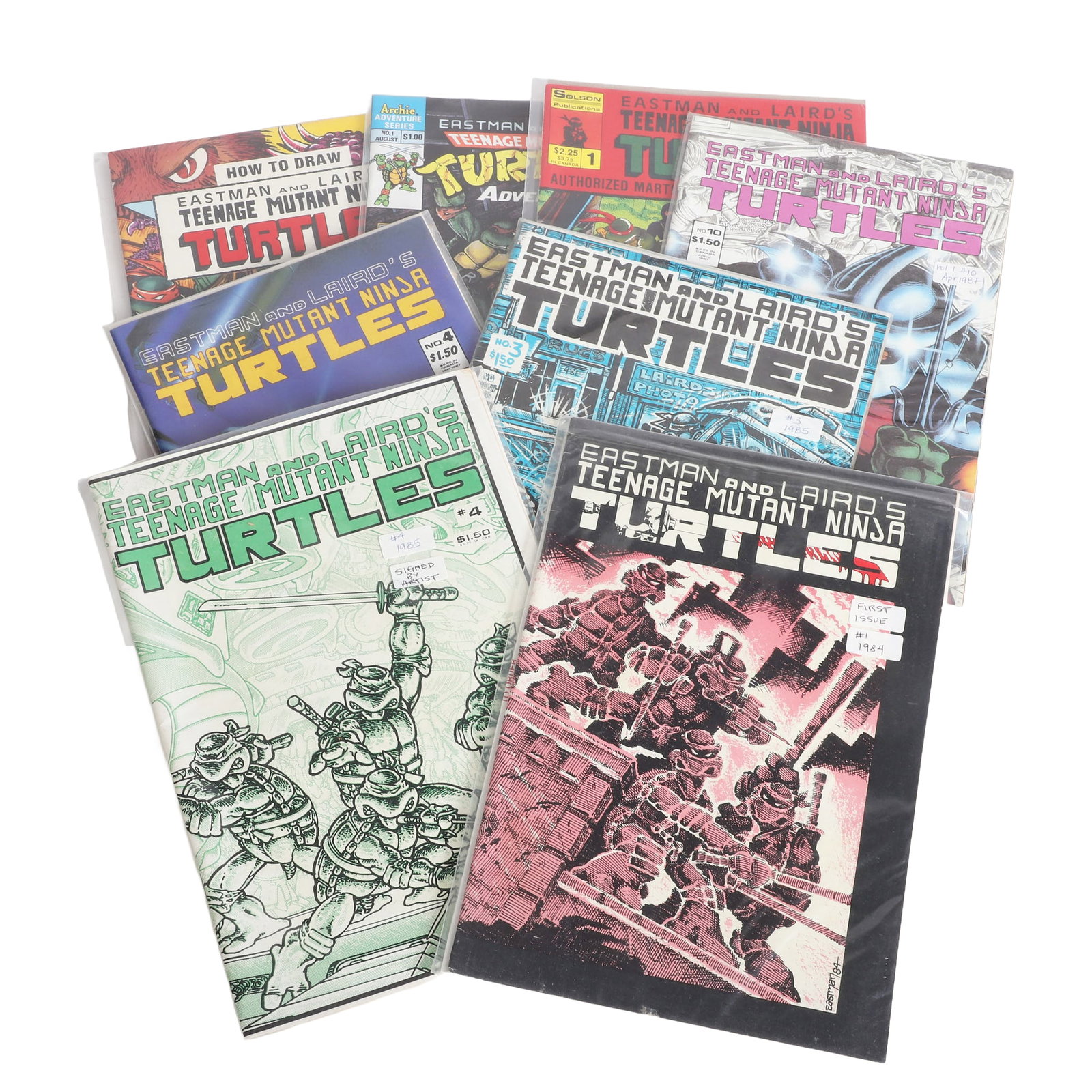 Teenage Mutant Ninja Turtles #1, Signed #4 by Kevin Eastman, and More (1 of 12)