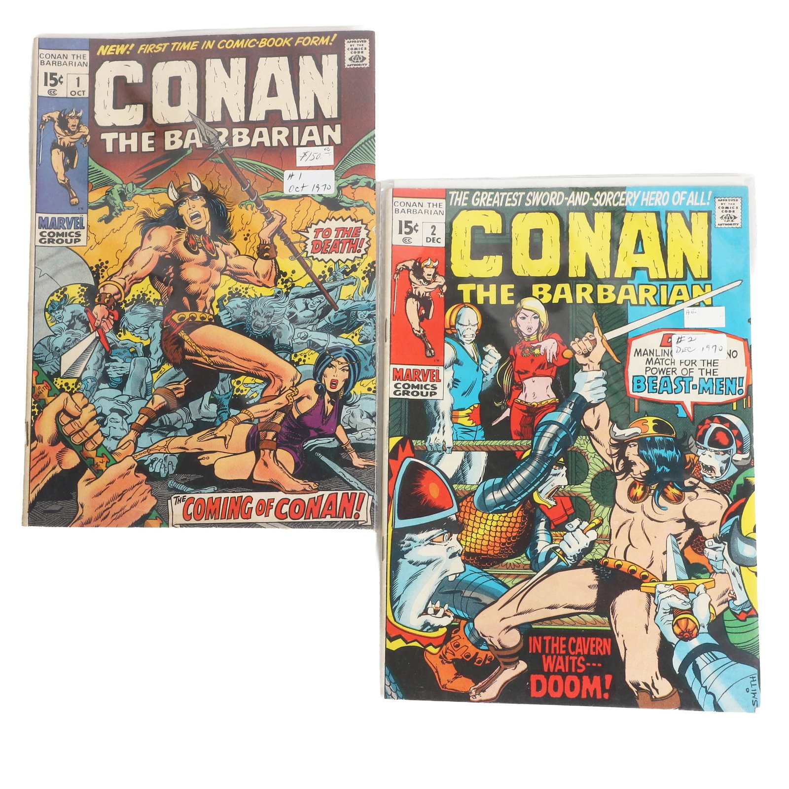 Marvel Comics Conan the Barbarian #1 and #2 (1 of 7)