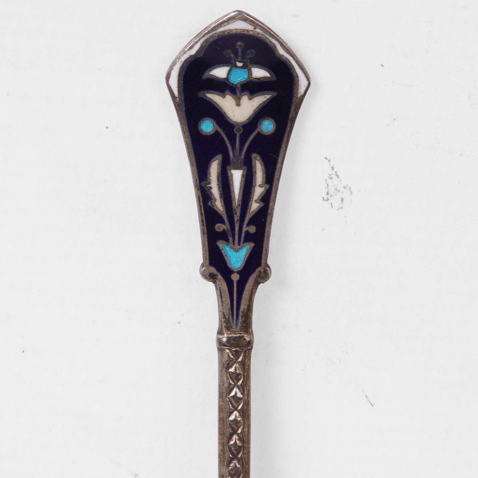 (18) Enameled Silver Flatware - 12