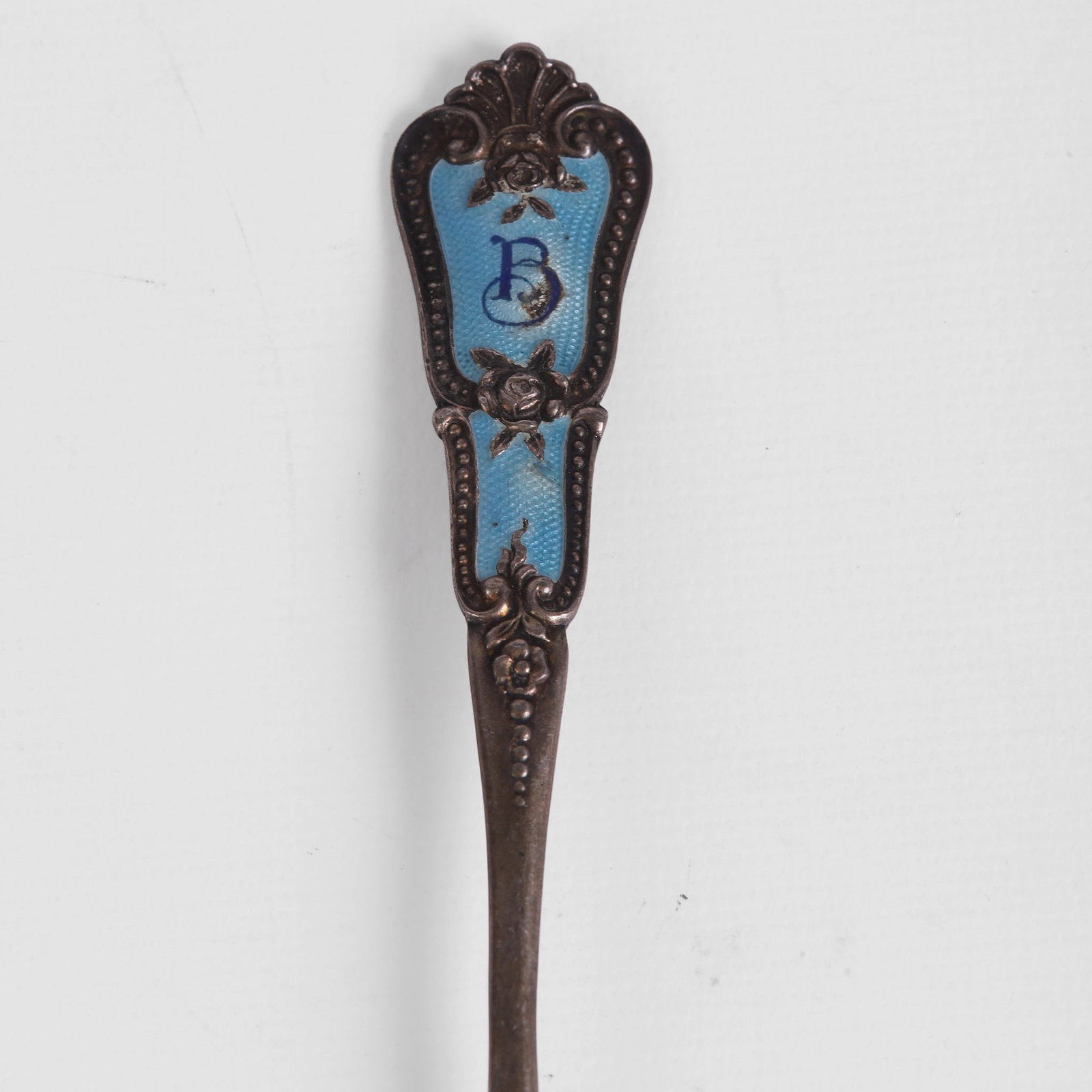 (18) Enameled Silver Flatware - 5