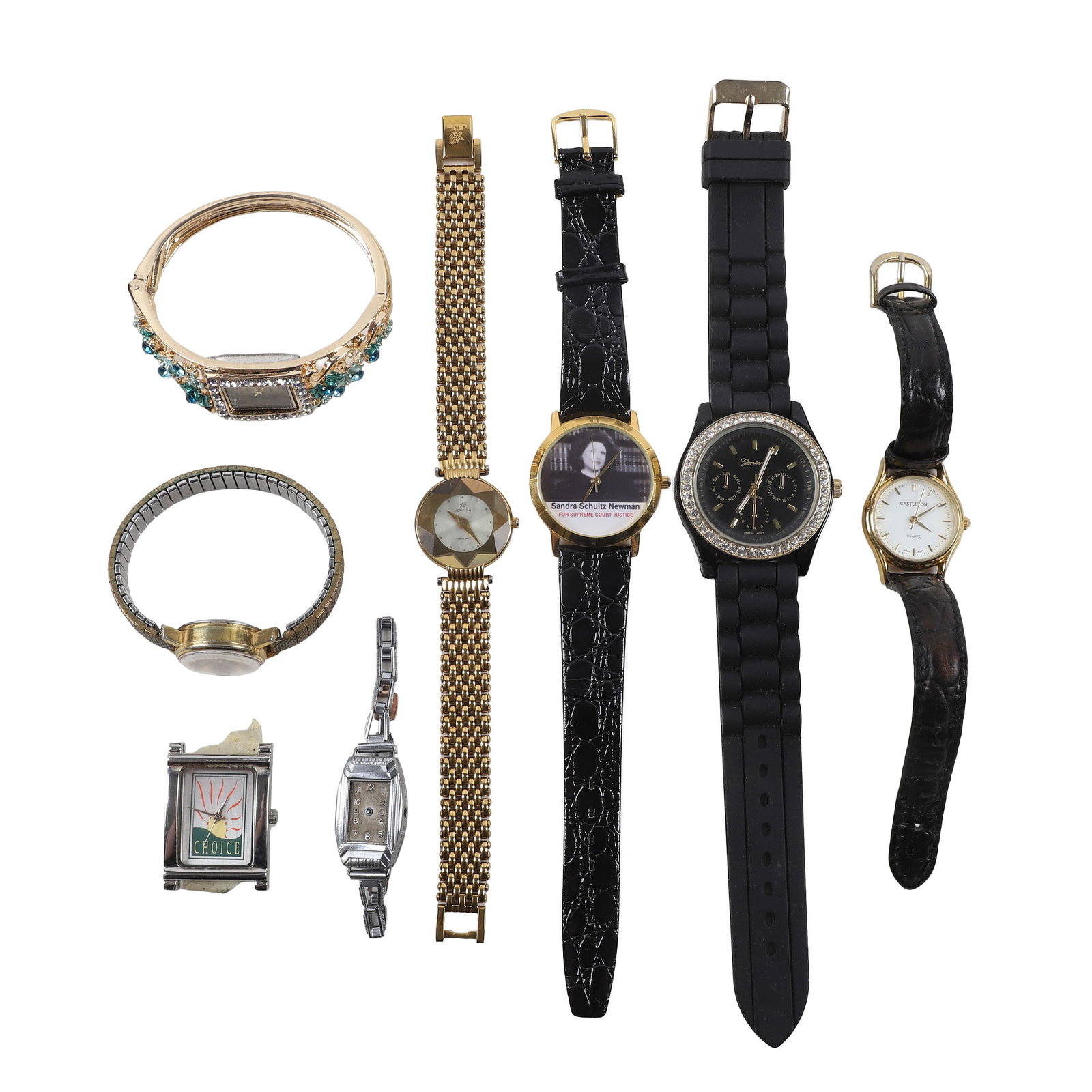 (8) Vintage Watch Grouping To Include Jowissa, Croton (1 of 15)