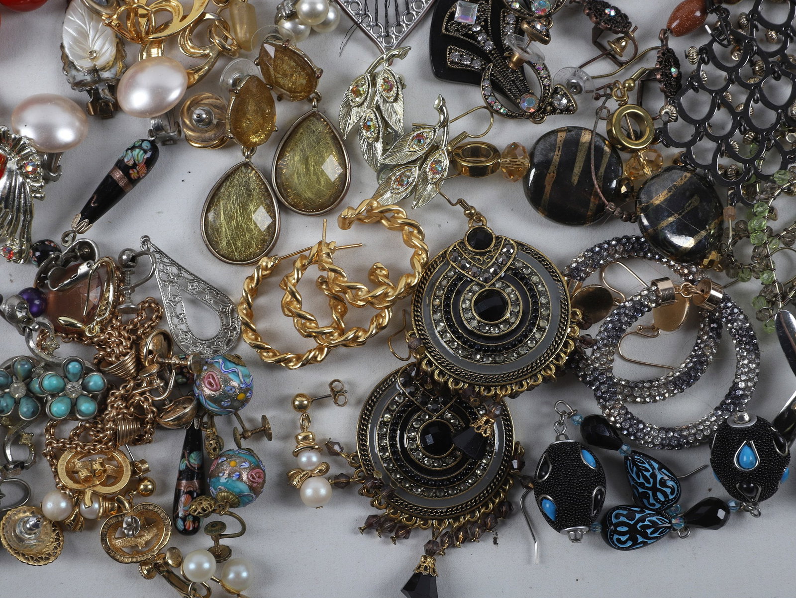 Large Earring Grouping - 7