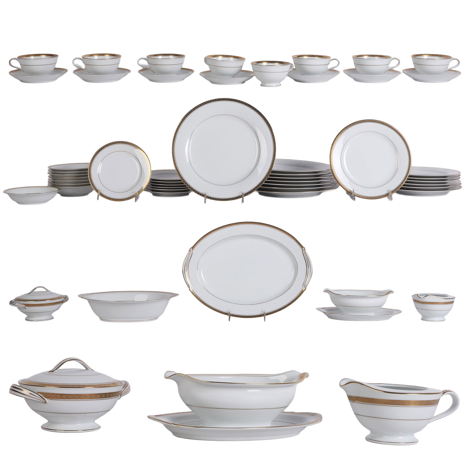 (50) Pieces Noritake Richmond Dinnerware (1 of 11)