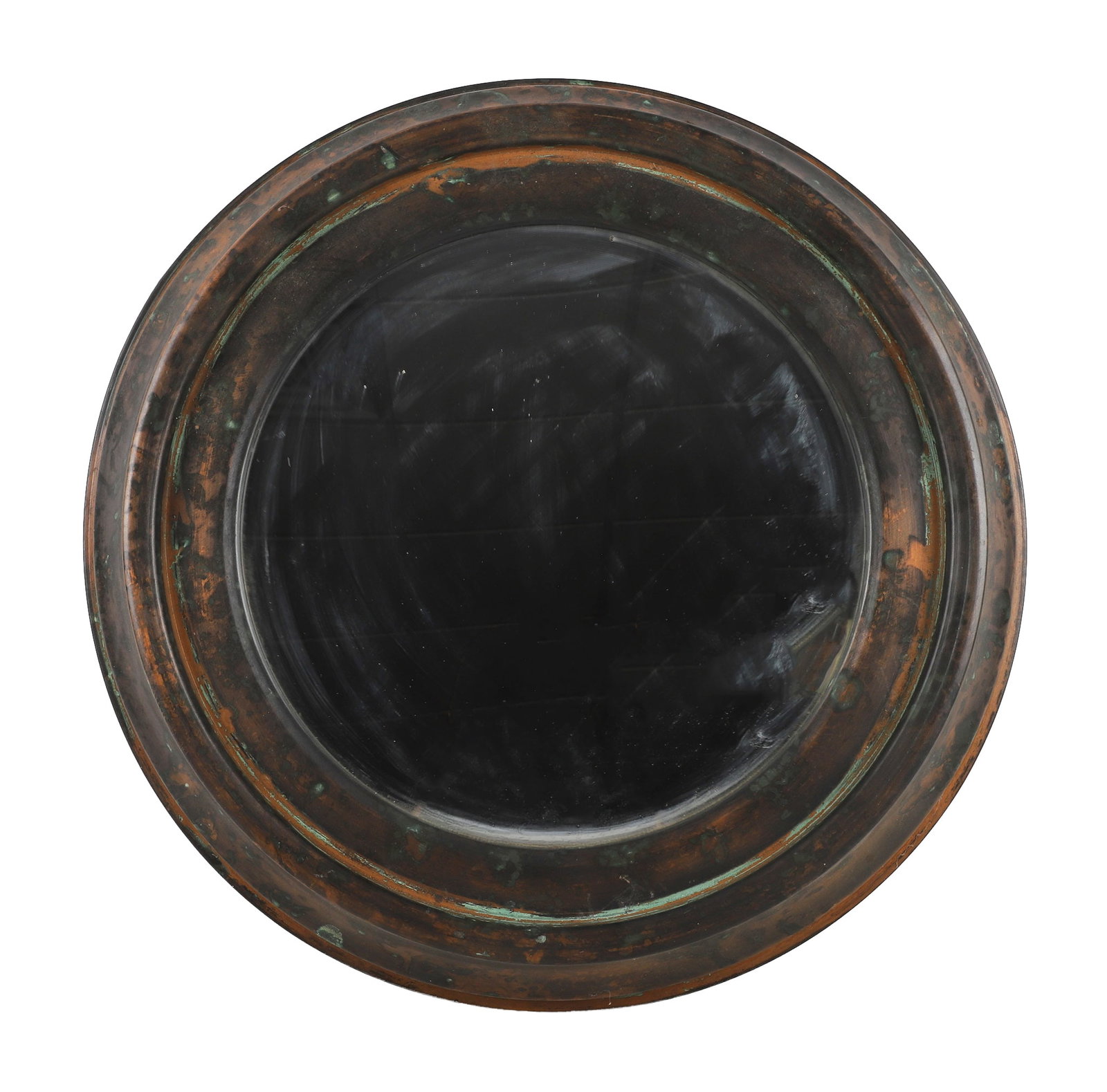 Copper Framed Oval Wall Mirror (1 of 4)