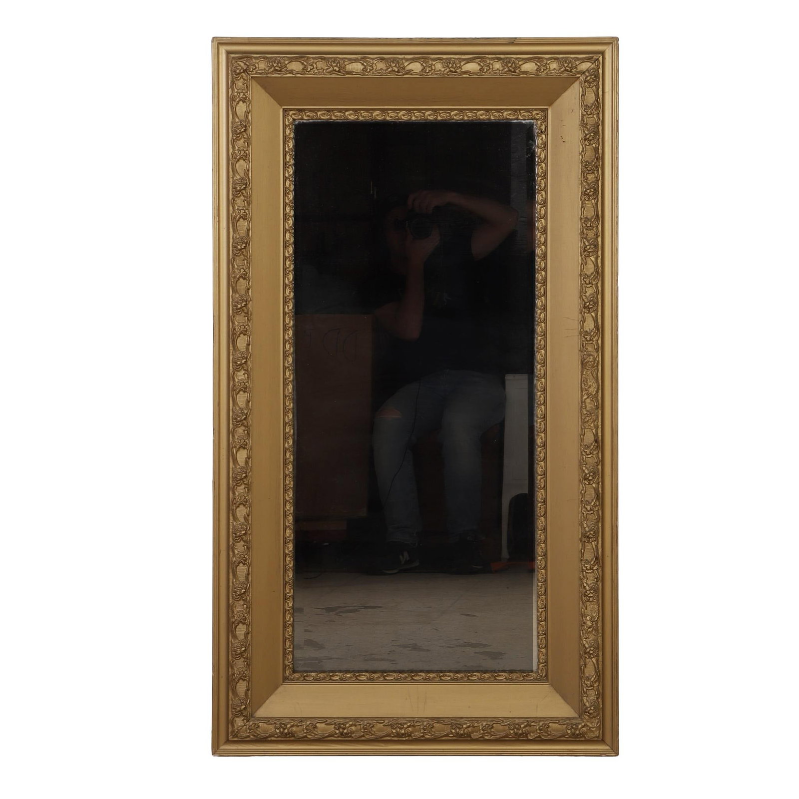 Gilt Gesso Over Wood Frame Mirror (1 of 3)