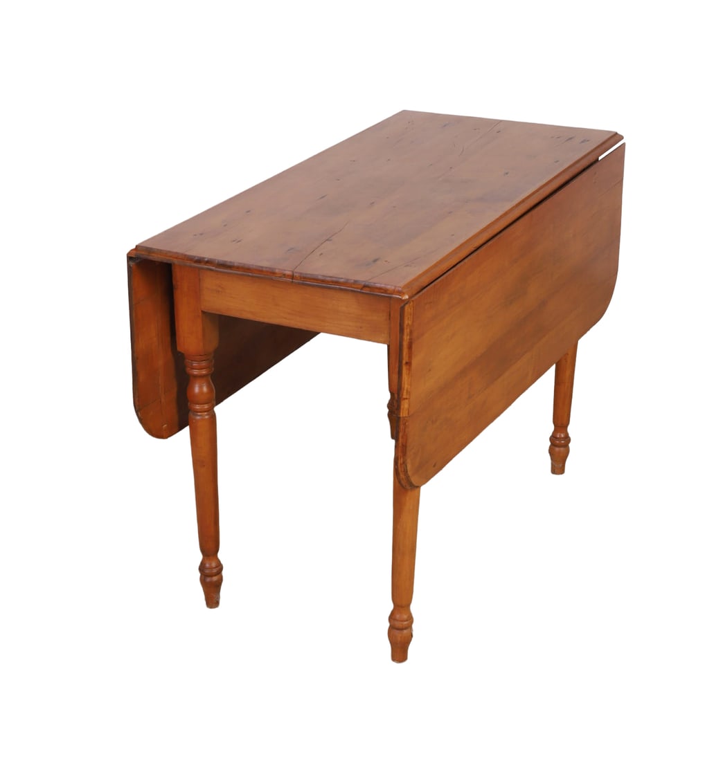 Antique Maple Farmhouse Drop Leaf Table, 19th C. (1 of 8)