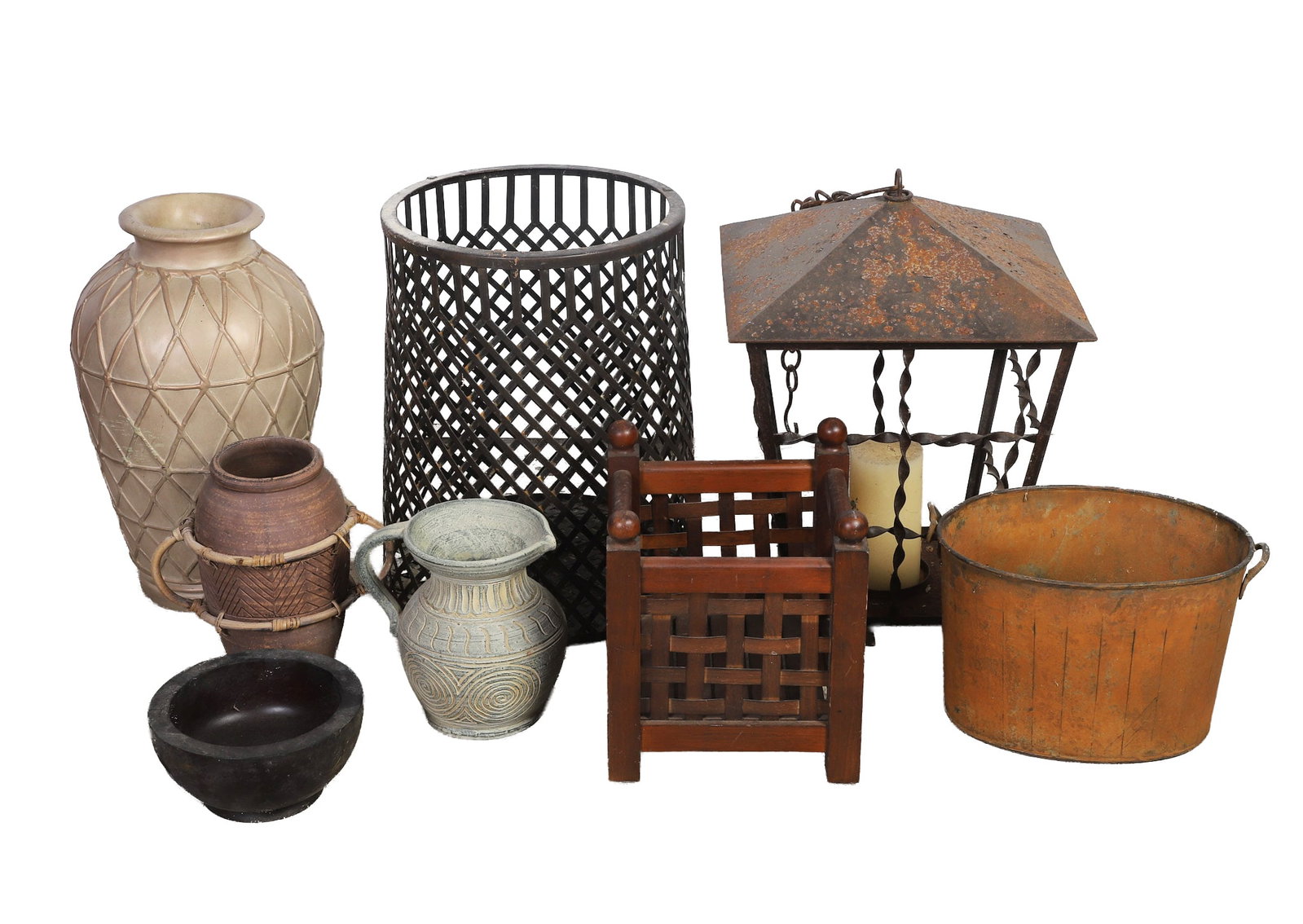 (8) Group Of Outdoor Decorative Items (1 of 9)