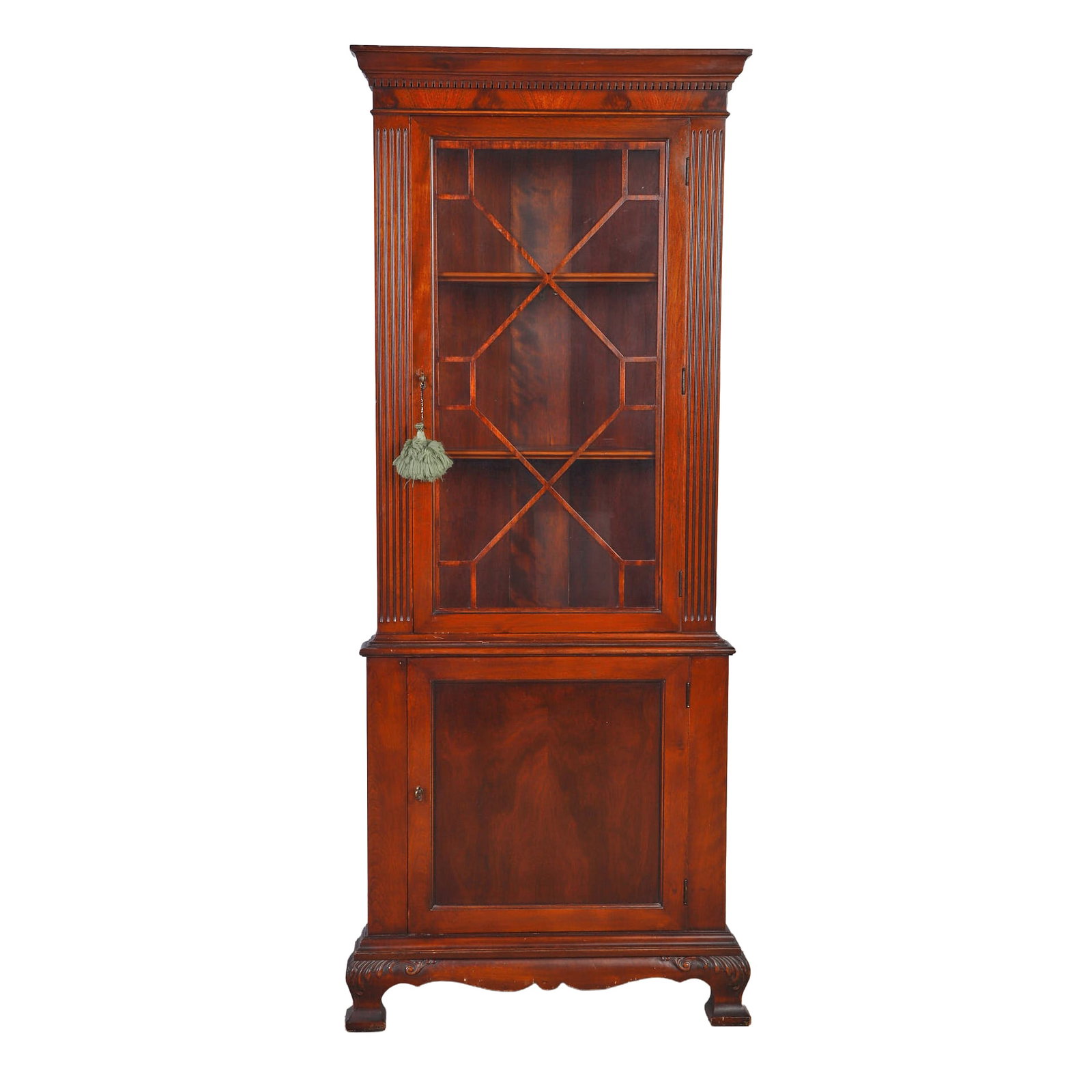 Vintage Colonial Revival Corner Cabinet (1 of 6)