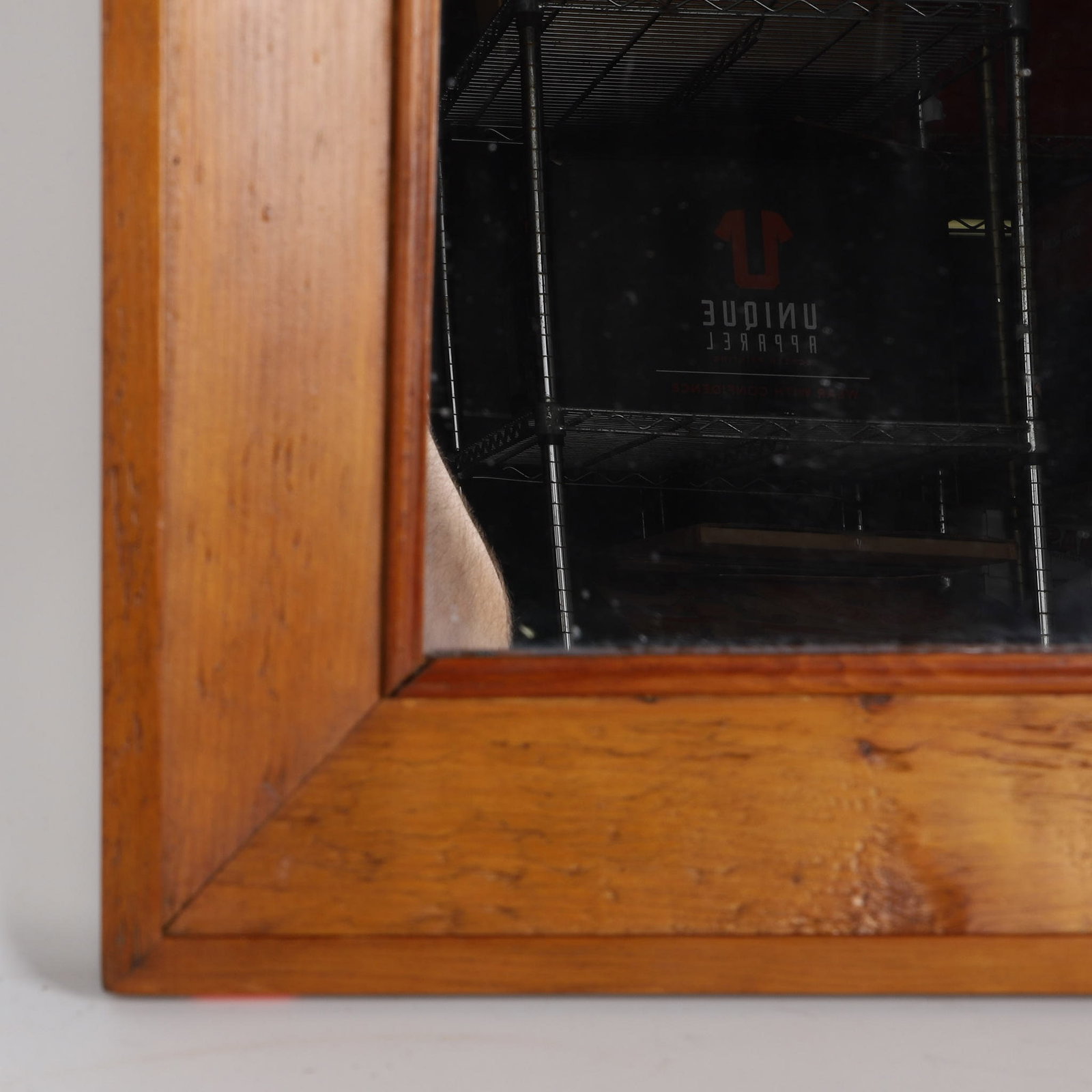 Rustic 19th C Framed Mirror - 2