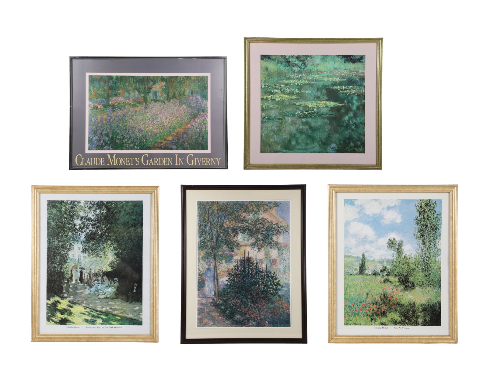 (5) Offset Lithograph Prints after Claude Monet (1 of 6)