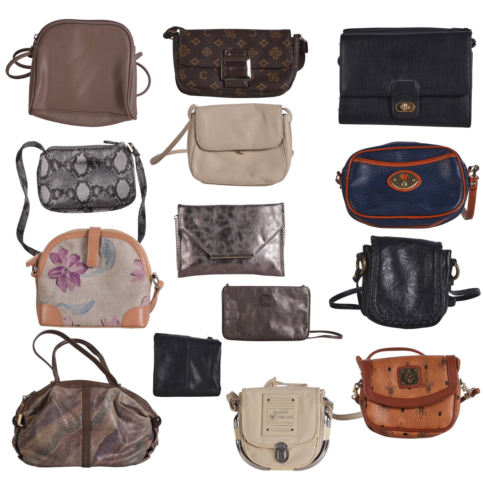 (14) Women's Handbags & Clutches Including Sharif, Fossil (1 of 20)