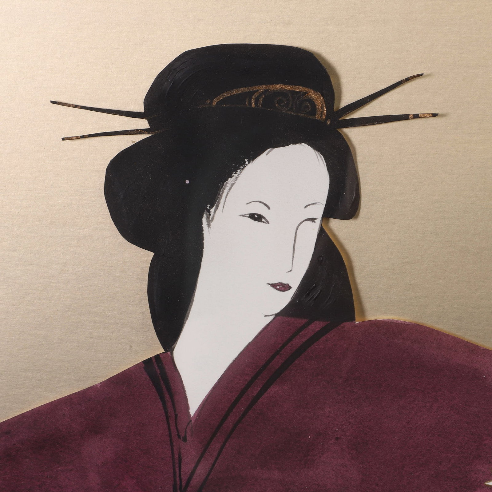 Post Modern Collage, Geisha - 2