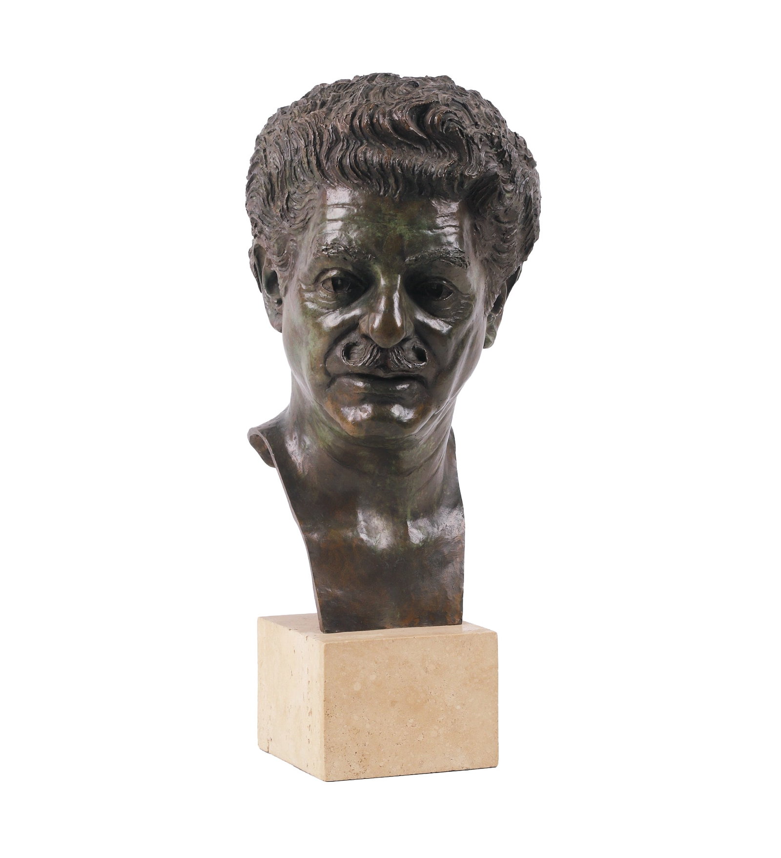 Charles Parks (1922-2012) Bronze Male Bust (1 of 11)