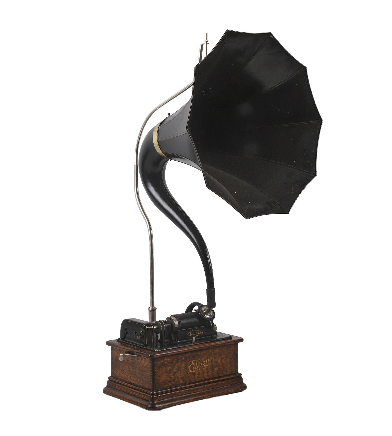 Edison Standard Cylinder Phonograph WIth Cygnet Horn (1 of 16)