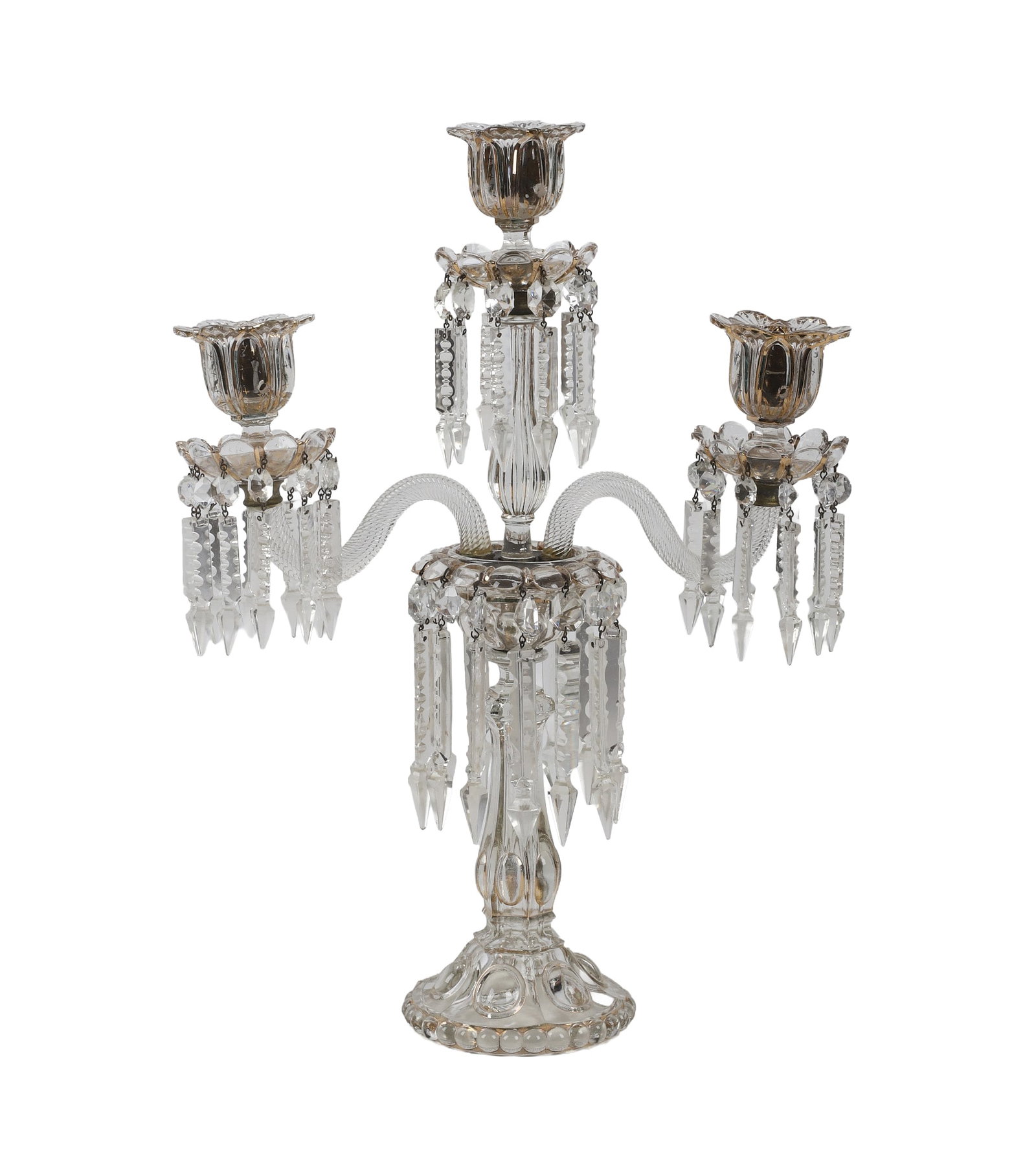 French Baccarat Medallion Crystal Candelabra (1 of 15)