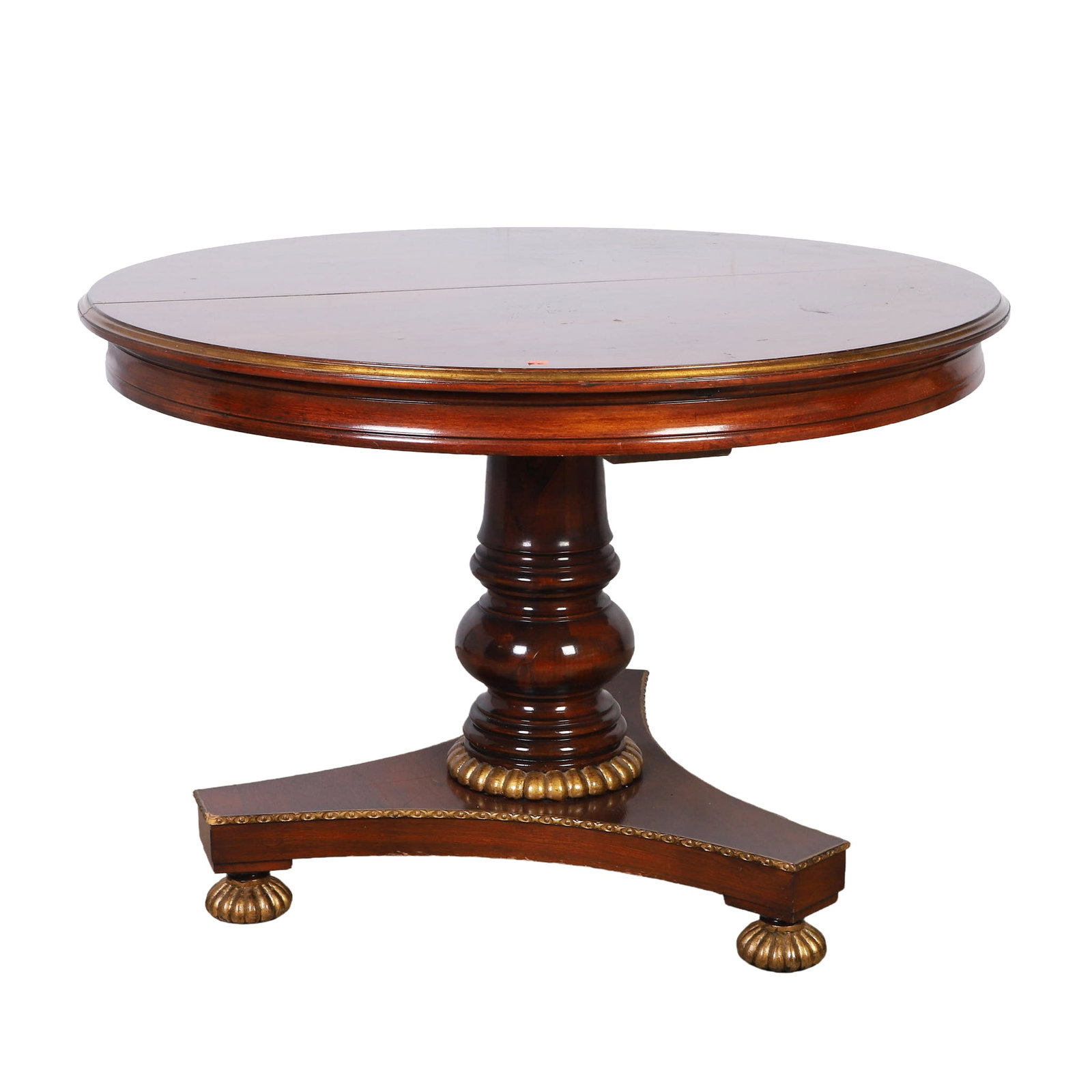 Vintage 20th C English Style Center Table (1 of 6)