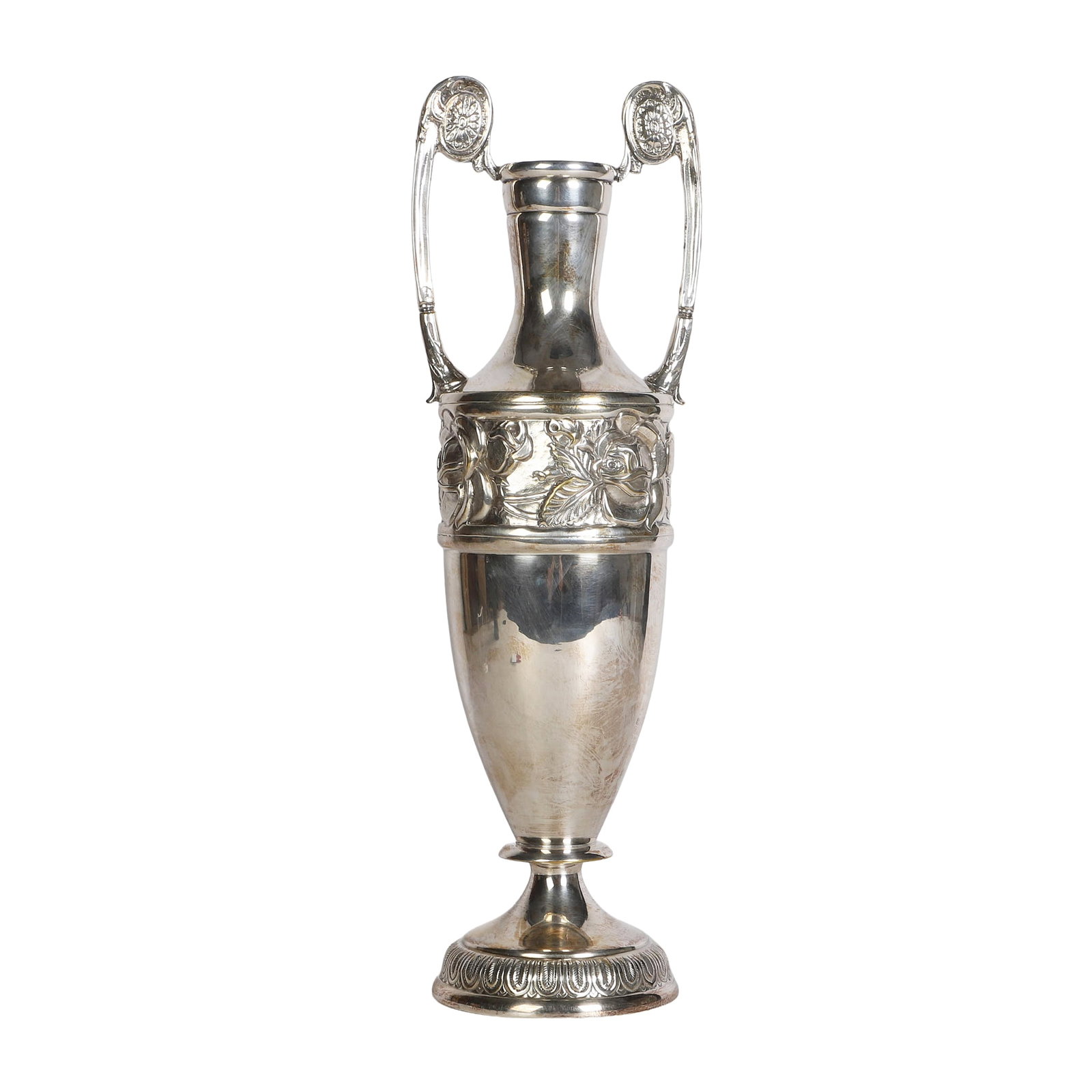 Art Nouveau Silver Plate Amphora Vase (1 of 5)