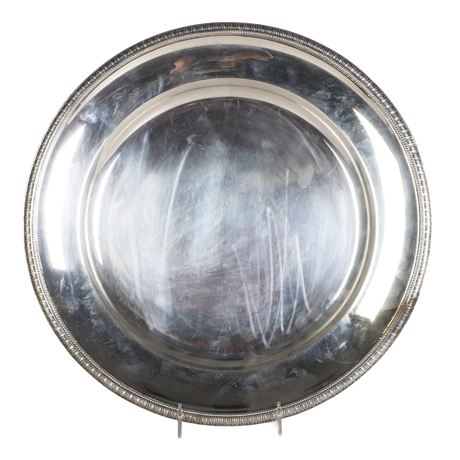 Christofle Silver Plated Malmaison Round Platter (1 of 4)