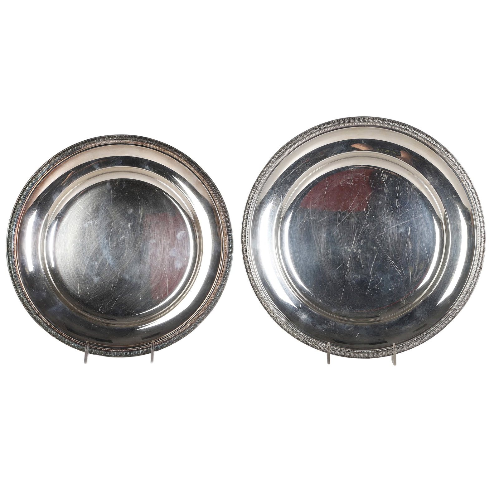 (2) Christofle Silver Plated Malmaison Serving Platters (1 of 10)